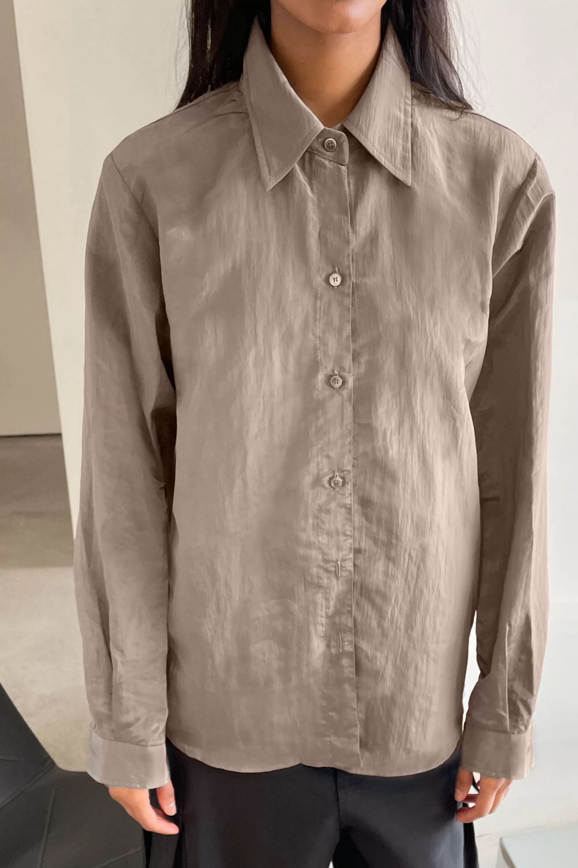 OAK + FORT BUTTON UP SHIRT | Women Tops