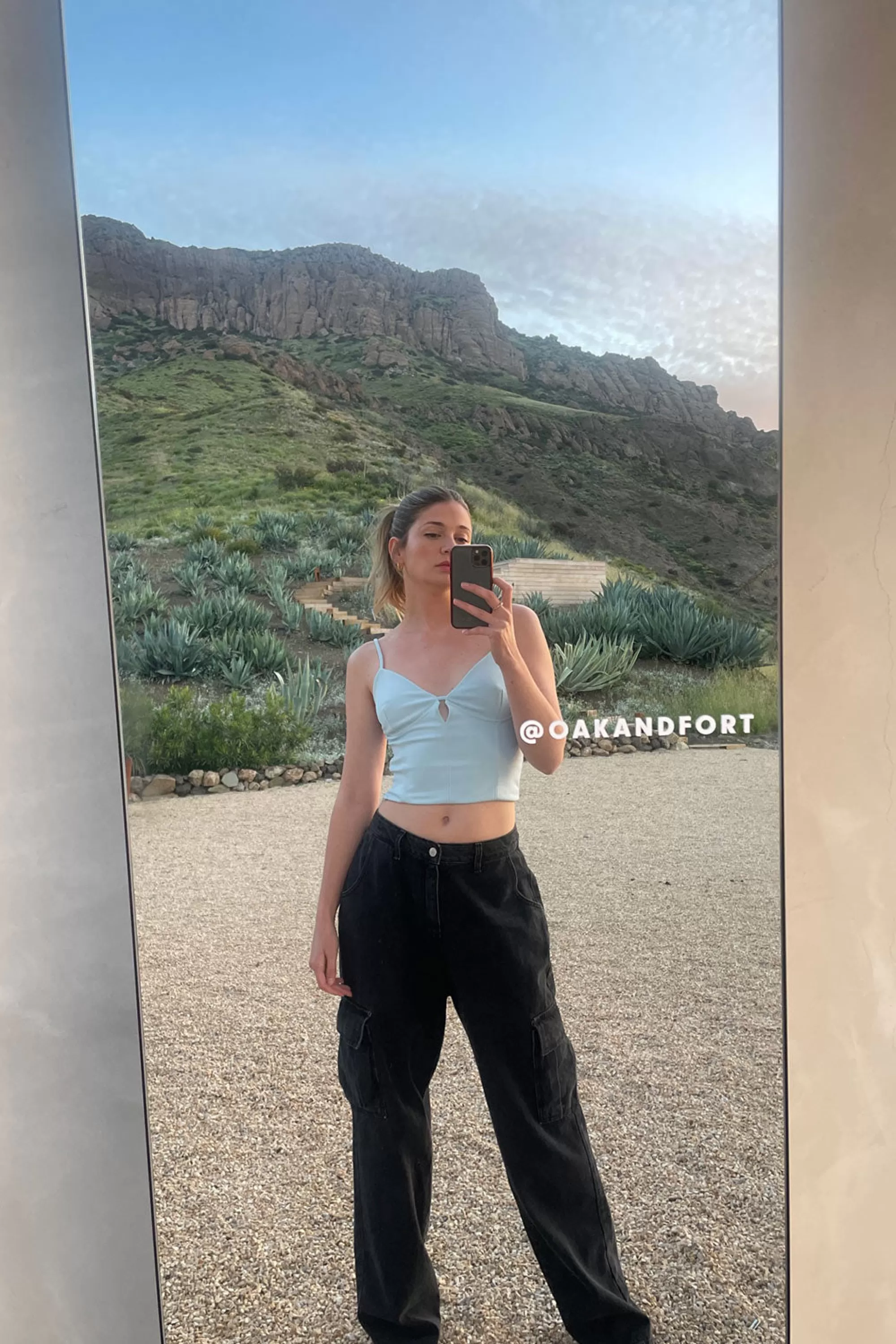 OAK + FORT CORSET TANK | Women Tops