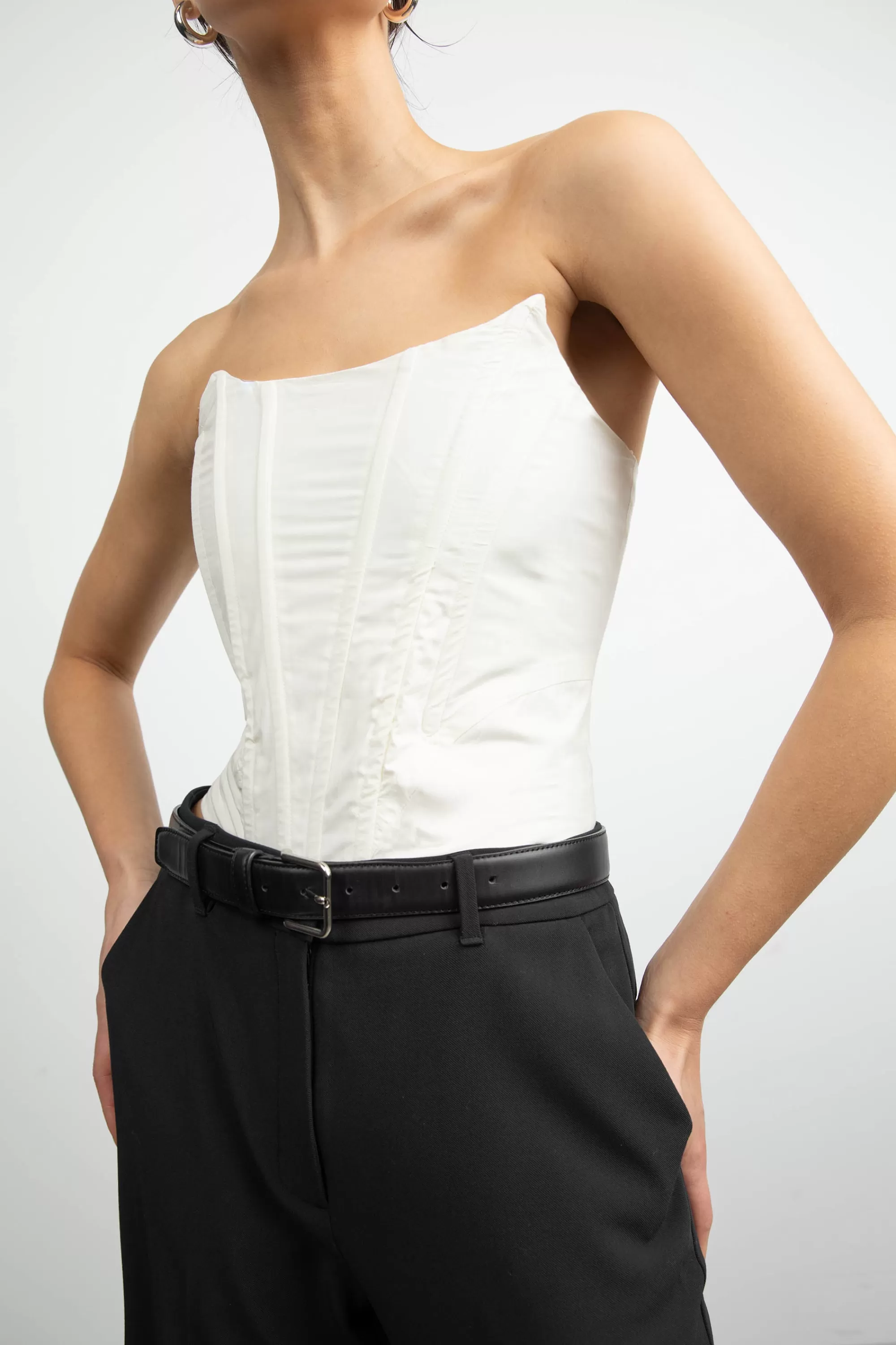 OAK + FORT CORSET TOP | Women Tops