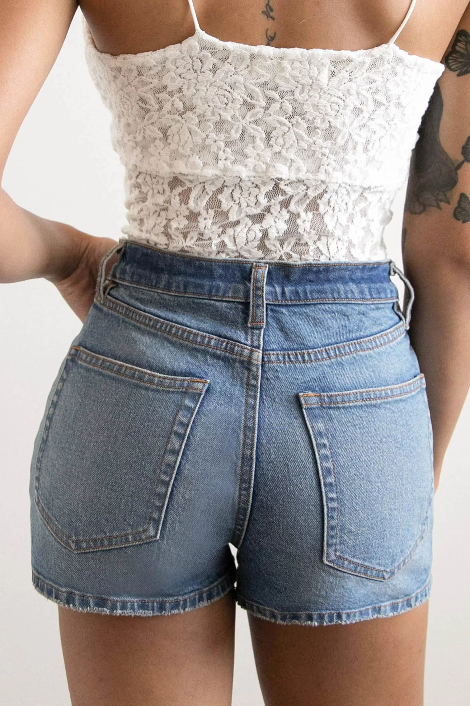 OAK + FORT DENIM MICRO SHORT | Women Denim | Shorts
