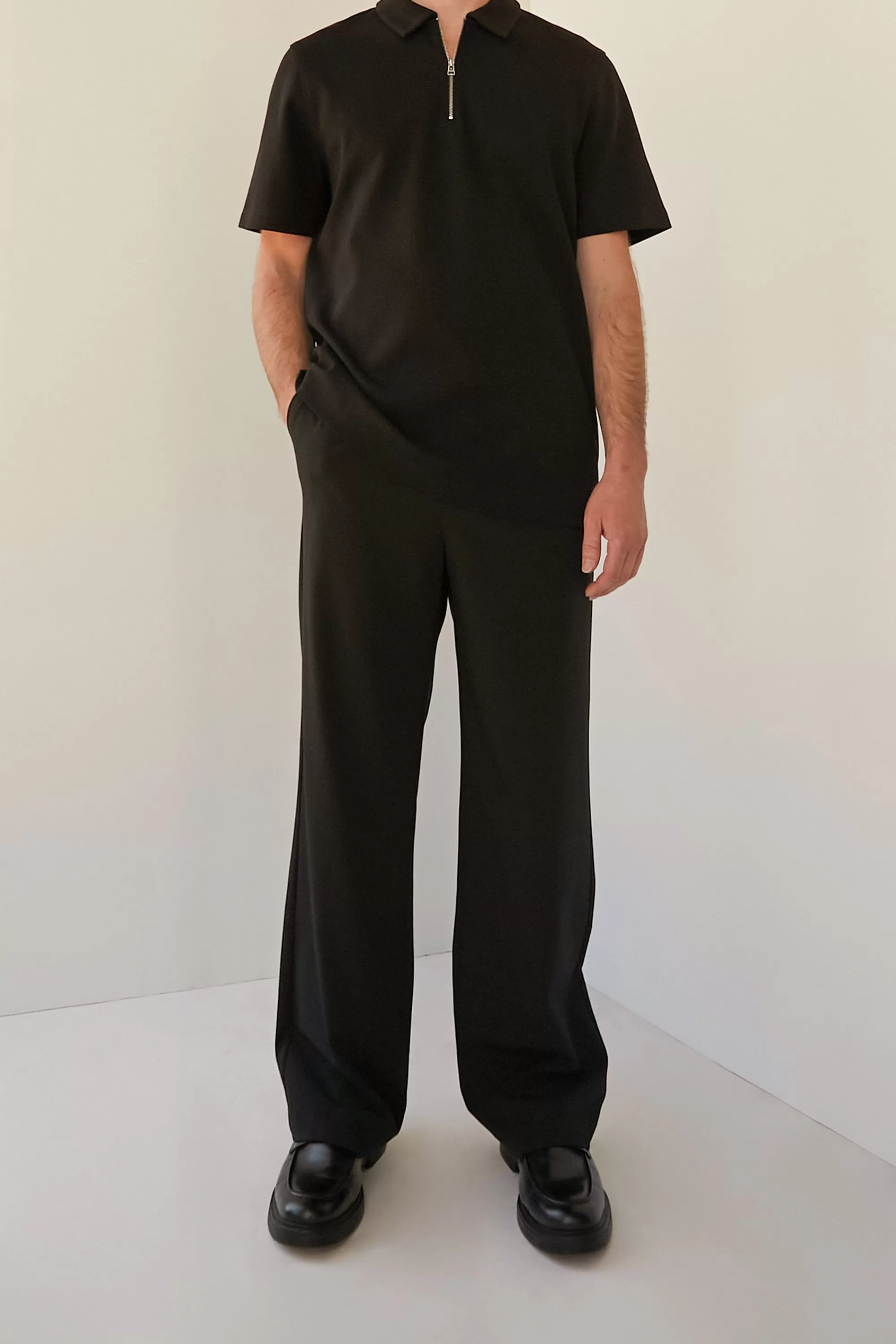 OAK + FORT ELASTIC WAIST SUITING PANT | Pants