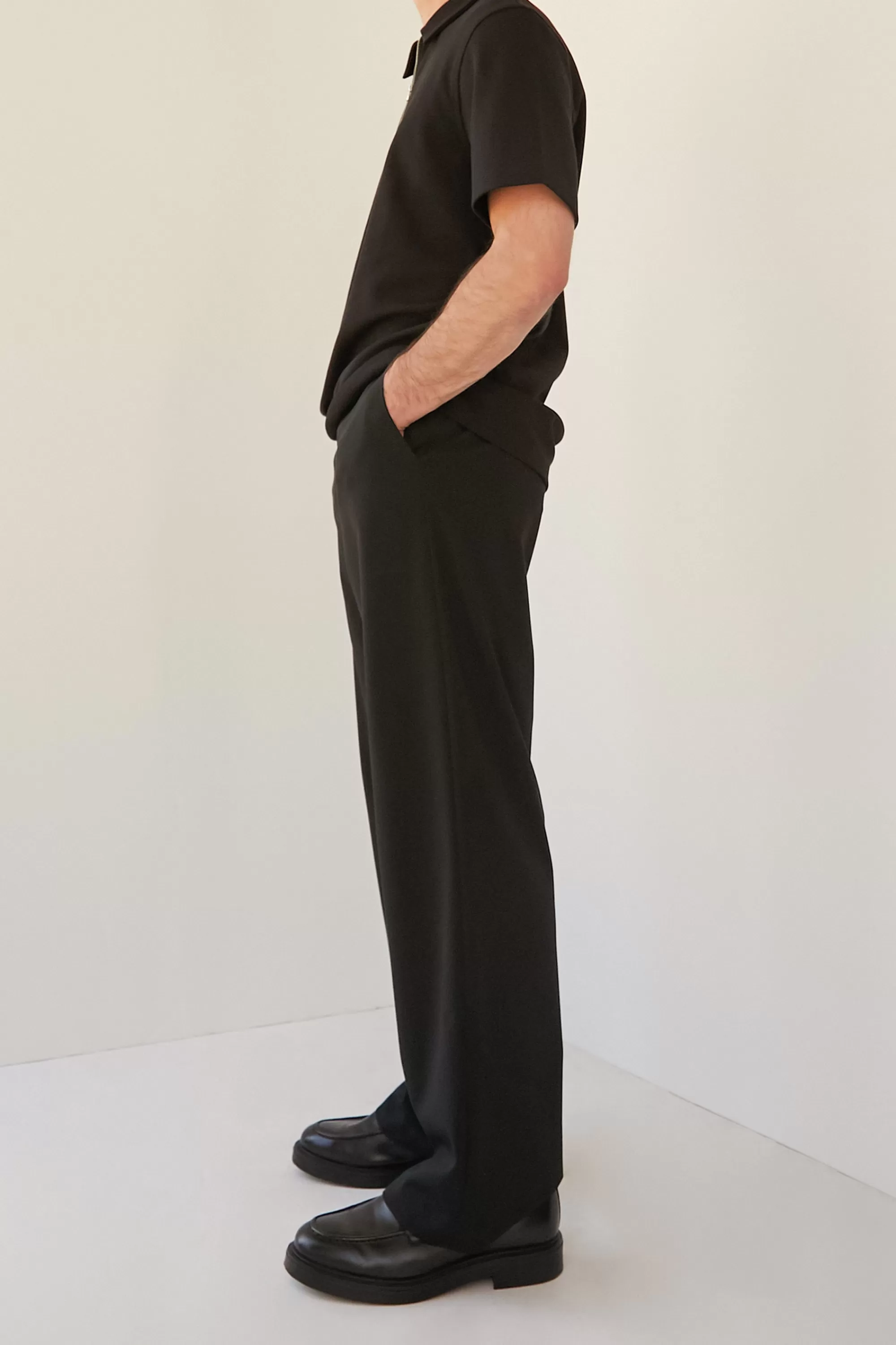 OAK + FORT ELASTIC WAIST SUITING PANT | Pants