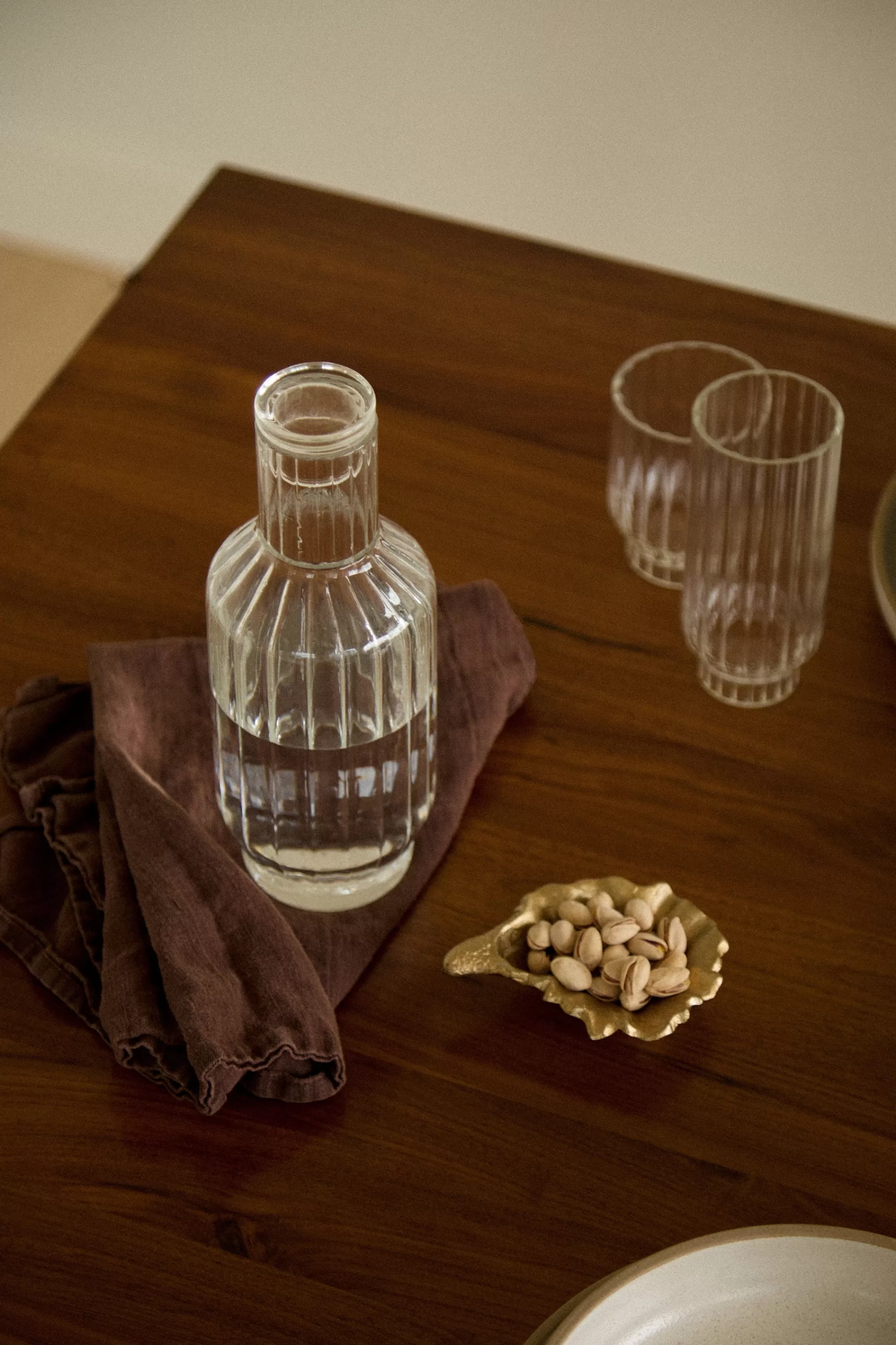 OAK + FORT FLUTED CARAFE | Tableware