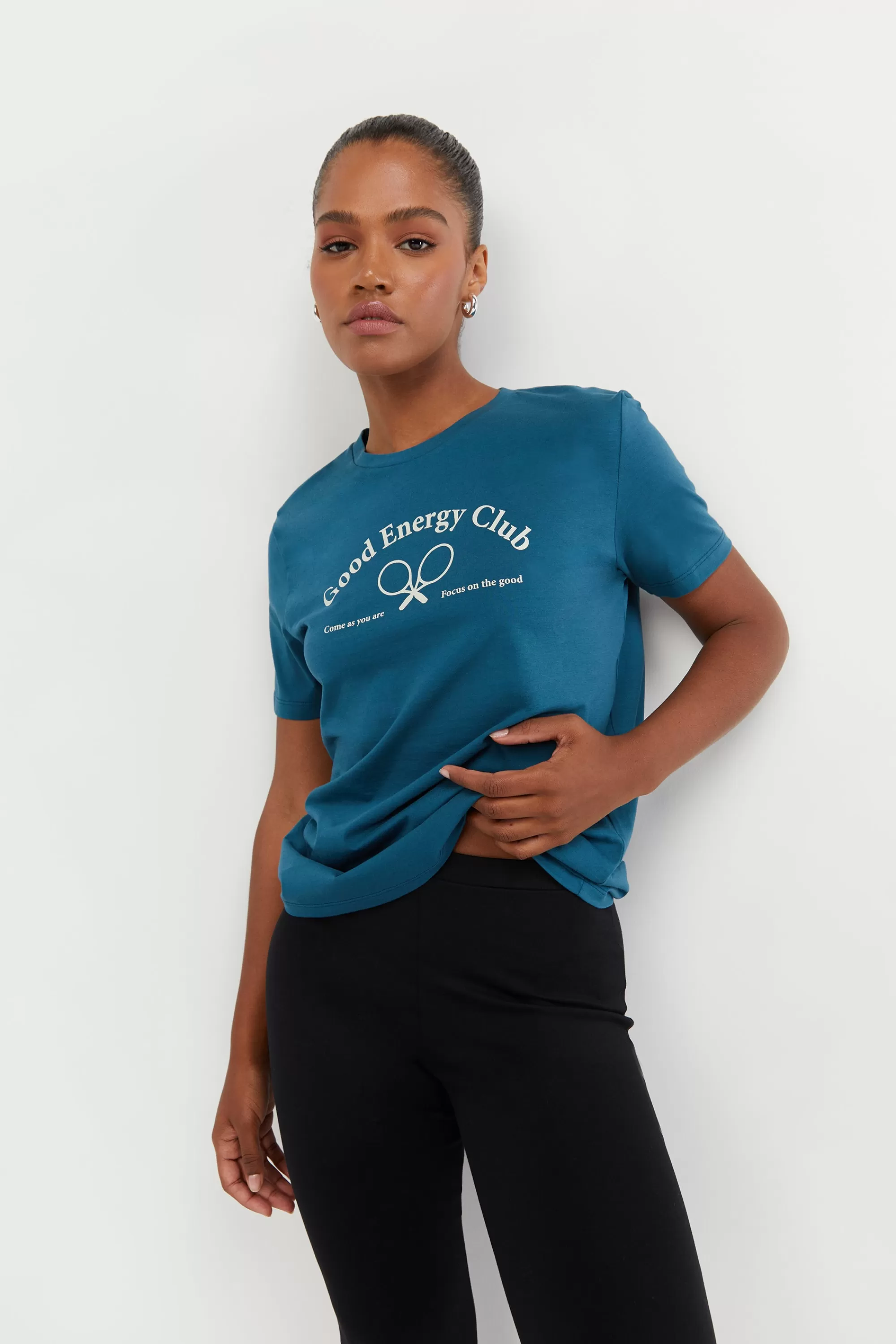 OAK + FORT GOOD ENERGY CLUB T-SHIRT | Women Tops