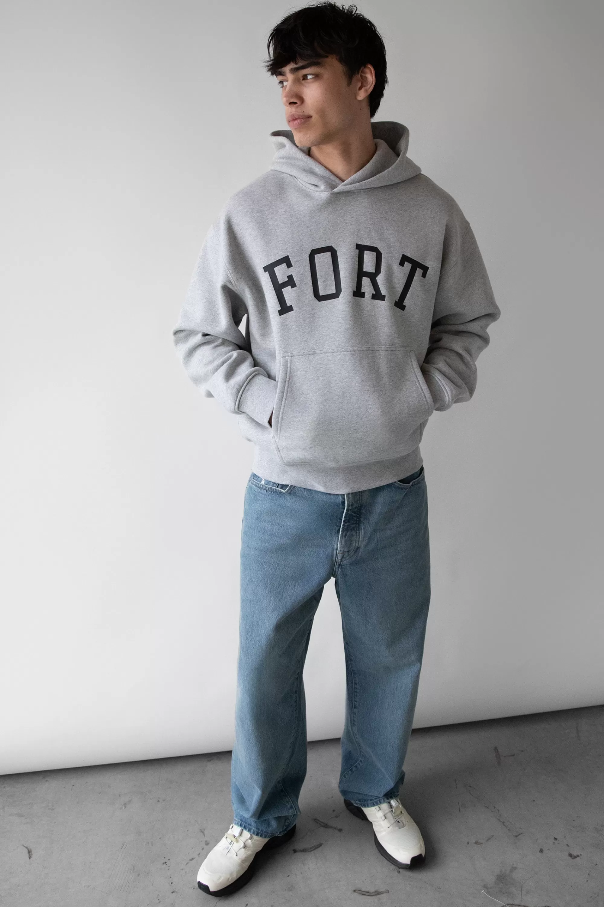 OAK + FORT GRAPHIC HOODIE | Tops