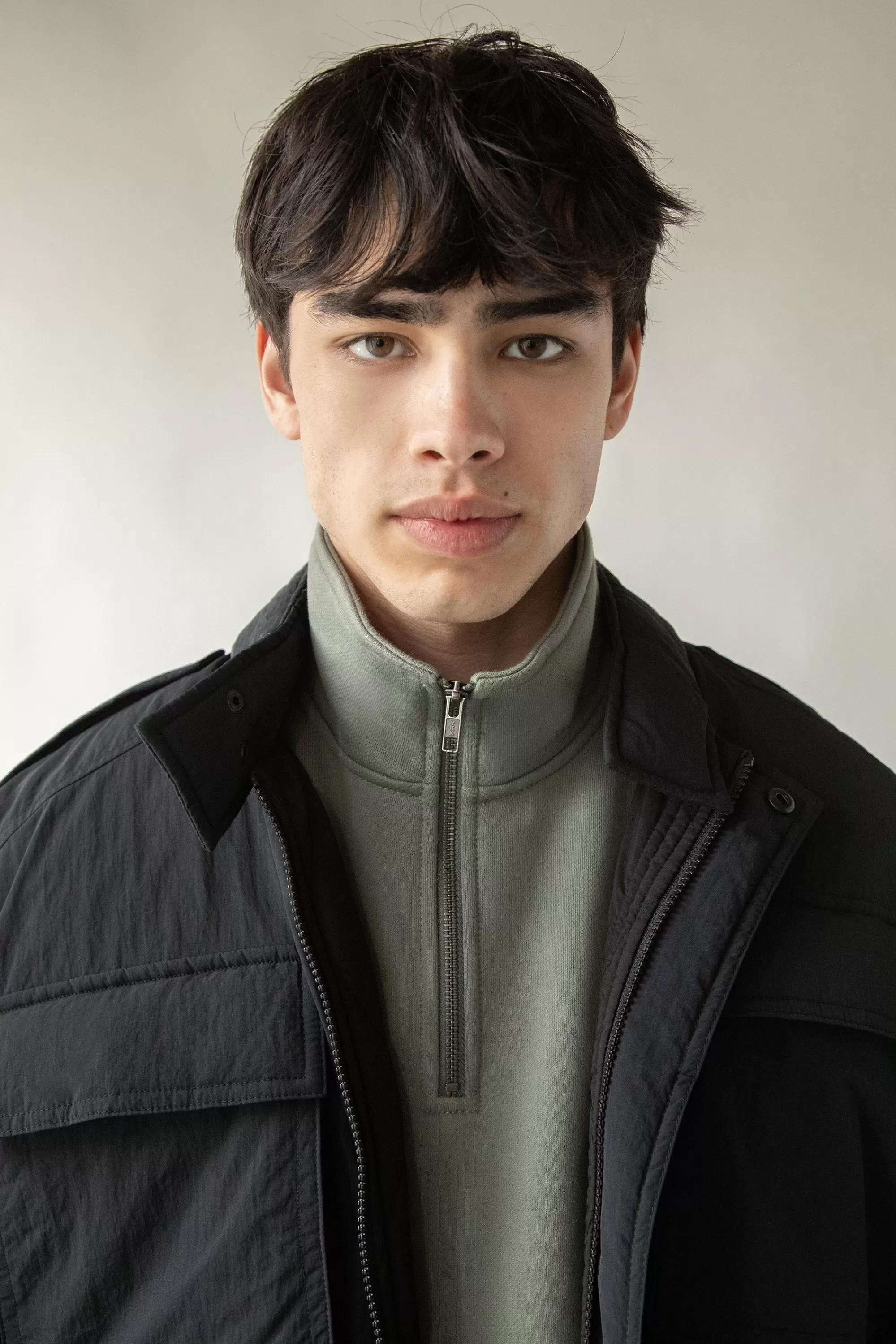 OAK + FORT HALF-ZIP SWEATSHIRT | Tops
