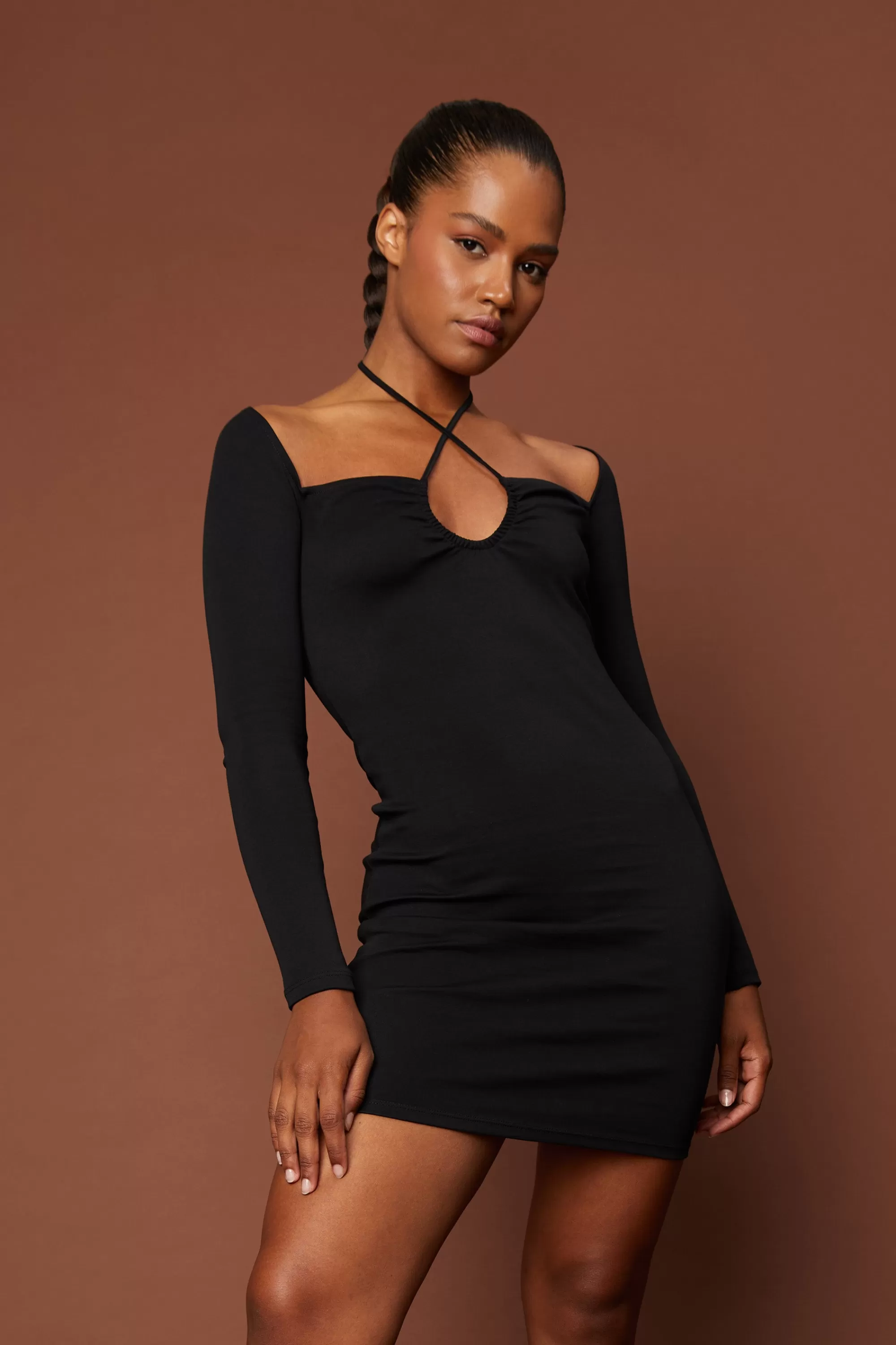 OAK + FORT HALTER DRESS | Women Dresses