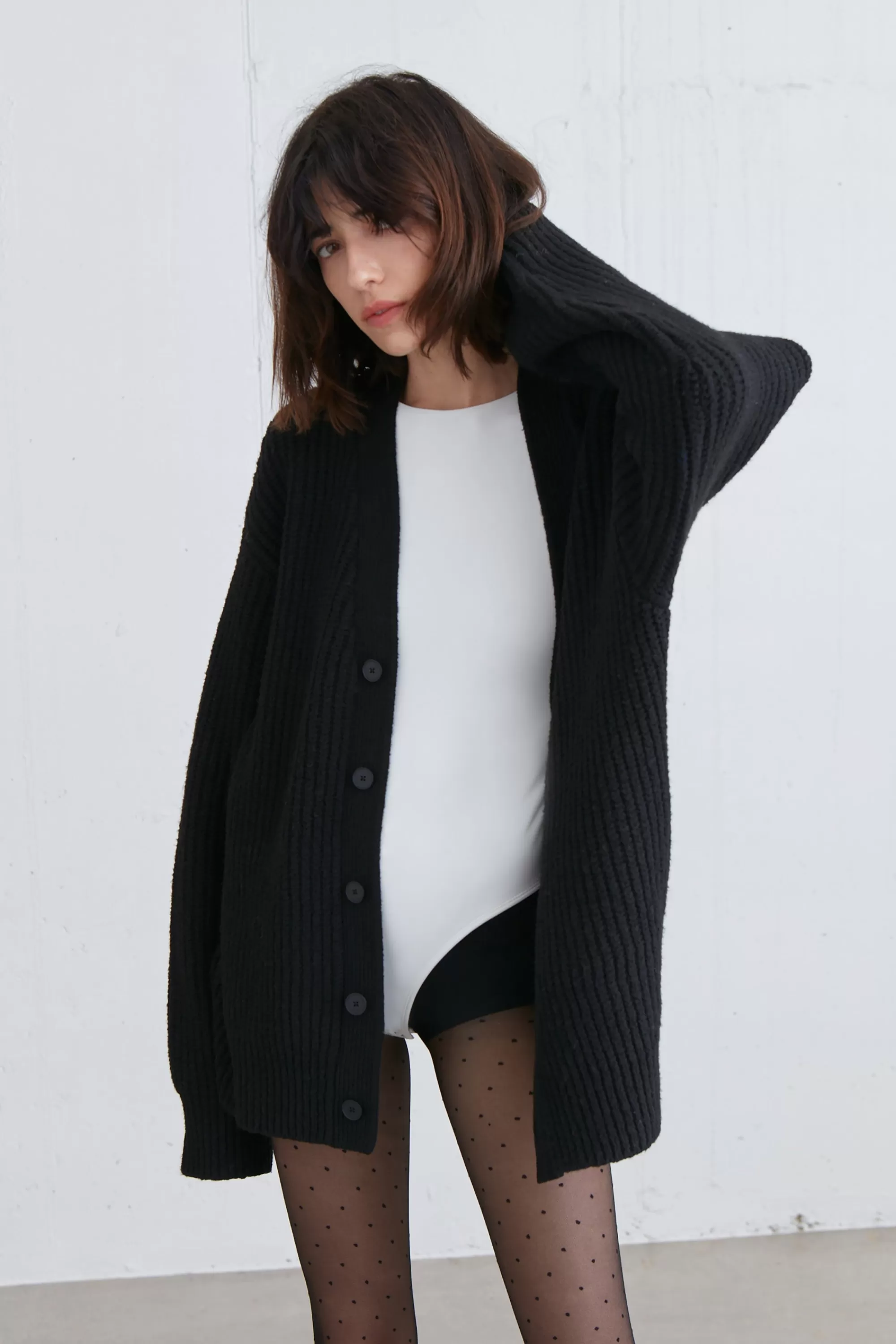 OAK + FORT HIGH NECK BODYSUIT | Women Tops