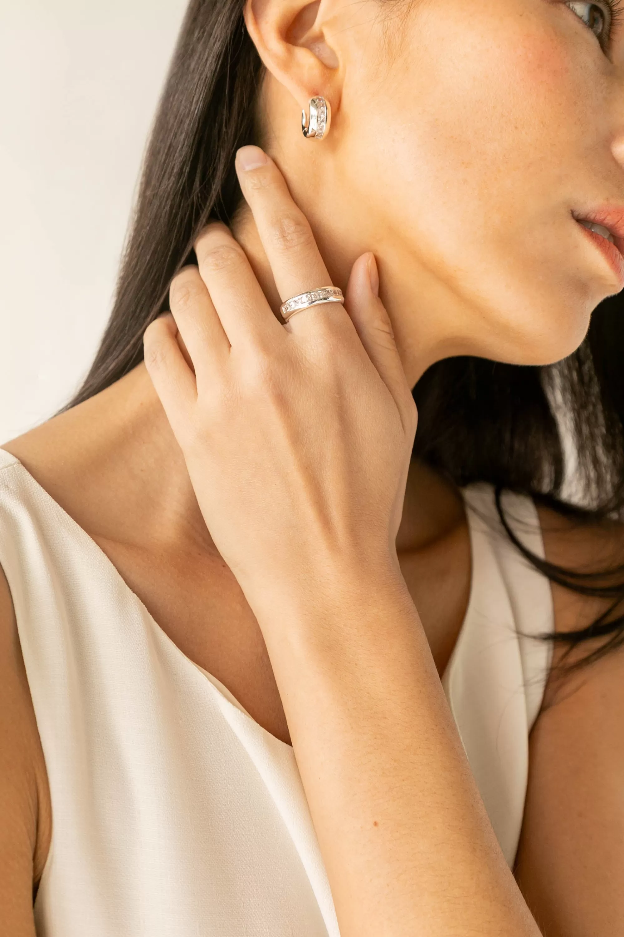 OAK + FORT INLAID ZIRCONIA RING | Women Rings & Bracelets | Rings & Bracelets