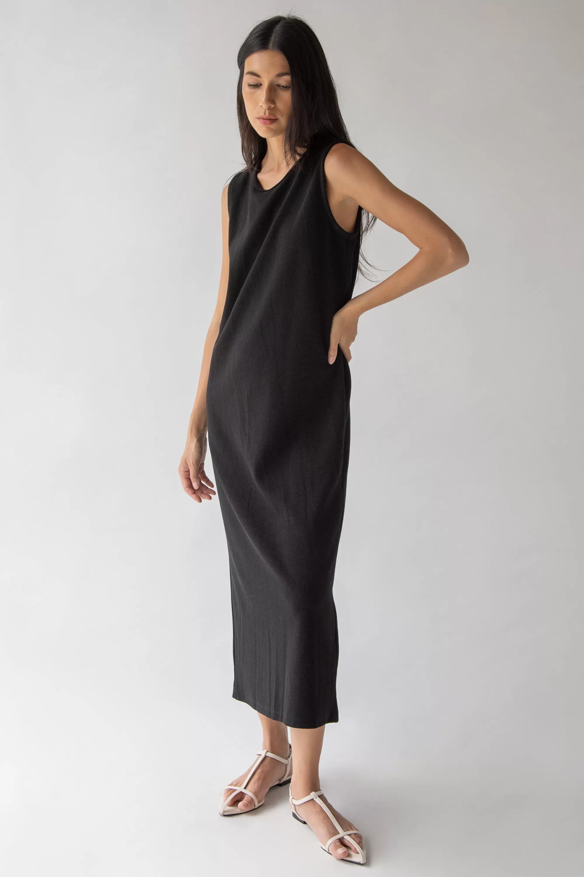 OAK + FORT KNIT TANK MAXI DRESS | Women Tops | Dresses