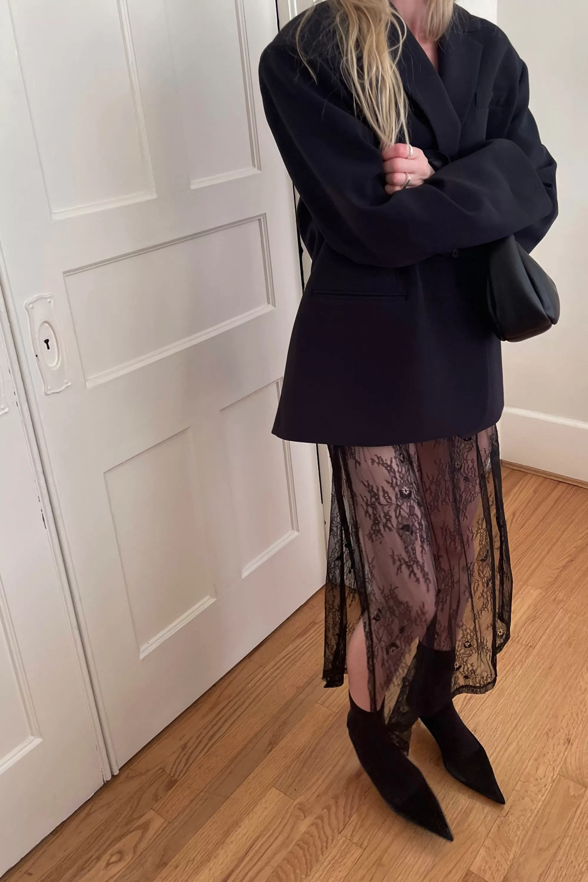 OAK + FORT LACE MIDI DRESS | Women Dresses