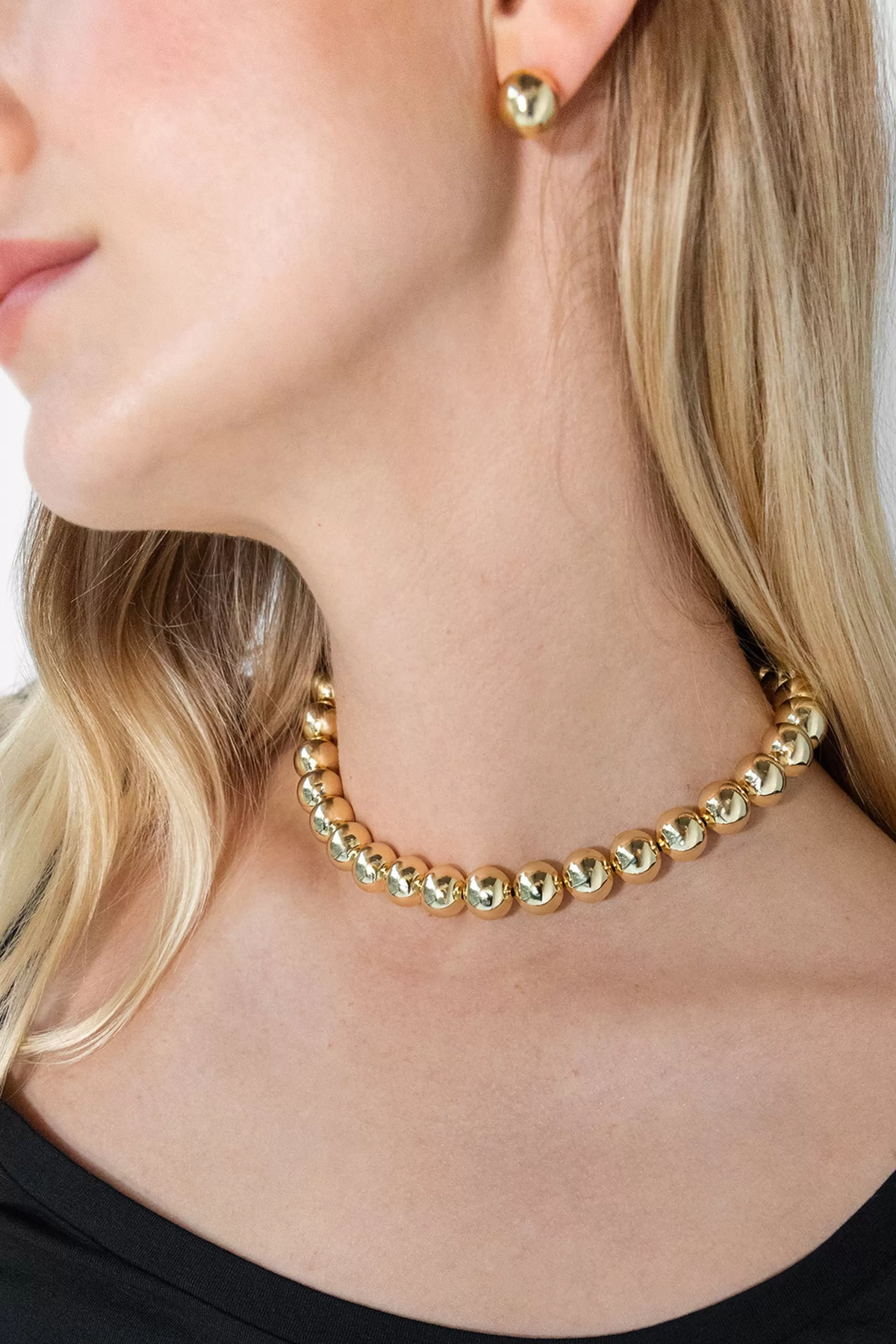 OAK + FORT LARGE BALL NECKLACE | Women Necklaces | Necklaces