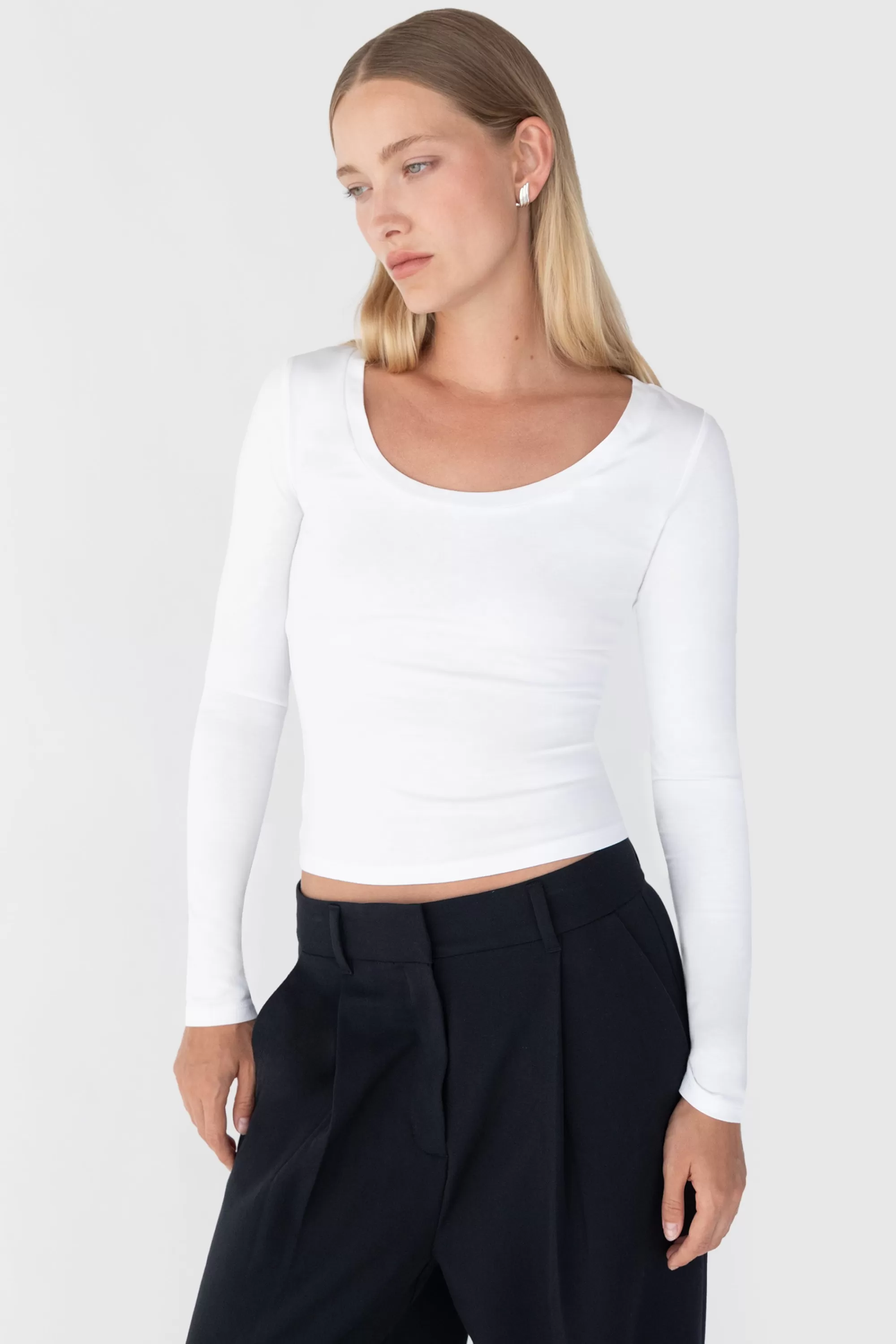 OAK + FORT LONG SLEEVE TOP | Women Tops