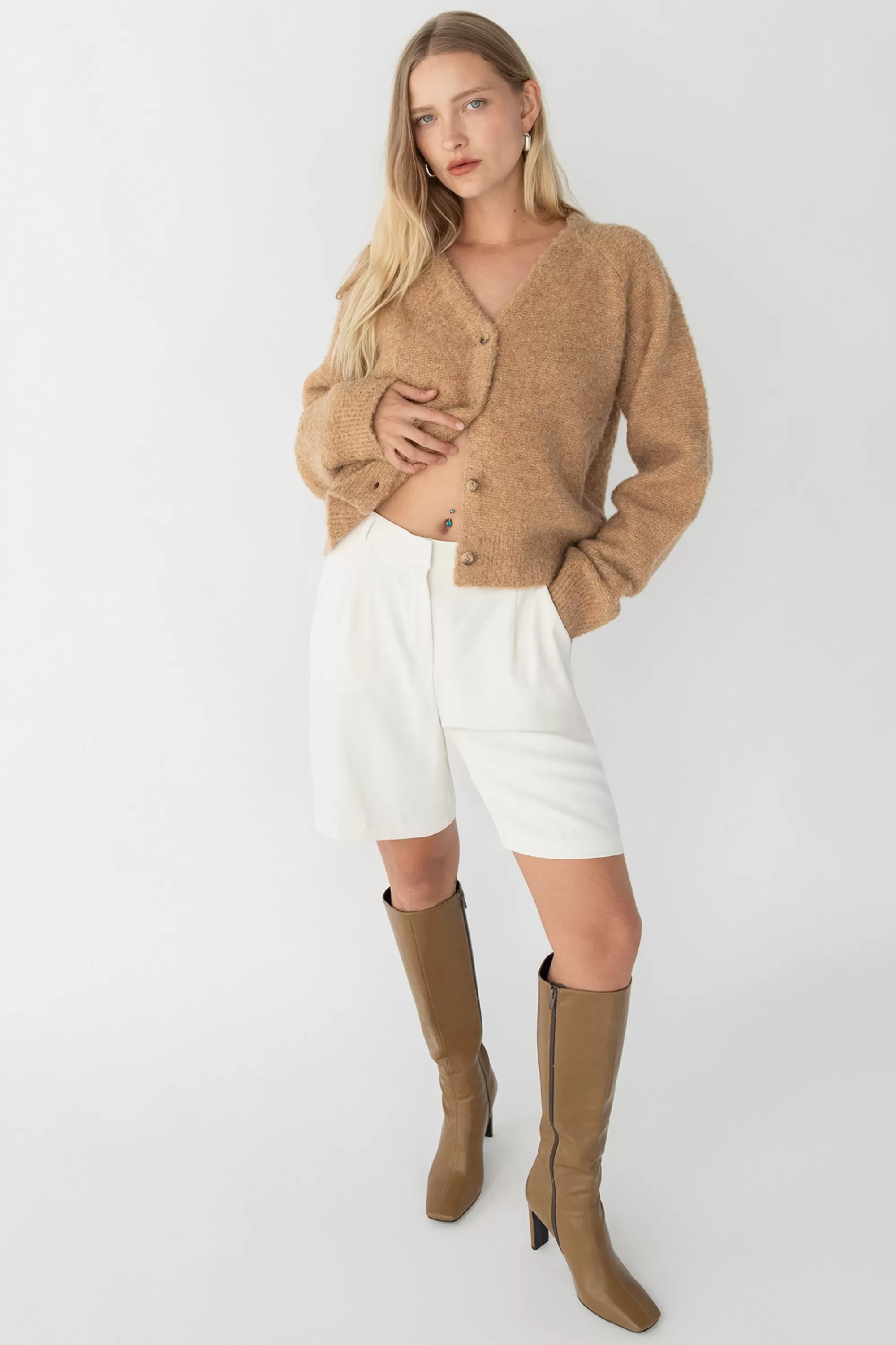 OAK + FORT LONG TROUSER SHORTS | Women Shorts
