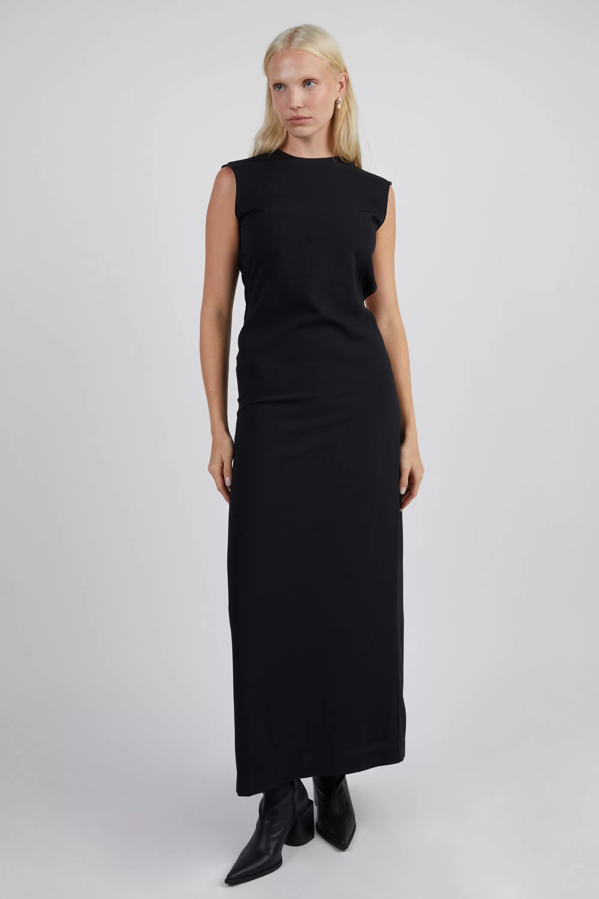 OAK + FORT MAXI DRESS WITH OPEN BACK | Women Dresses
