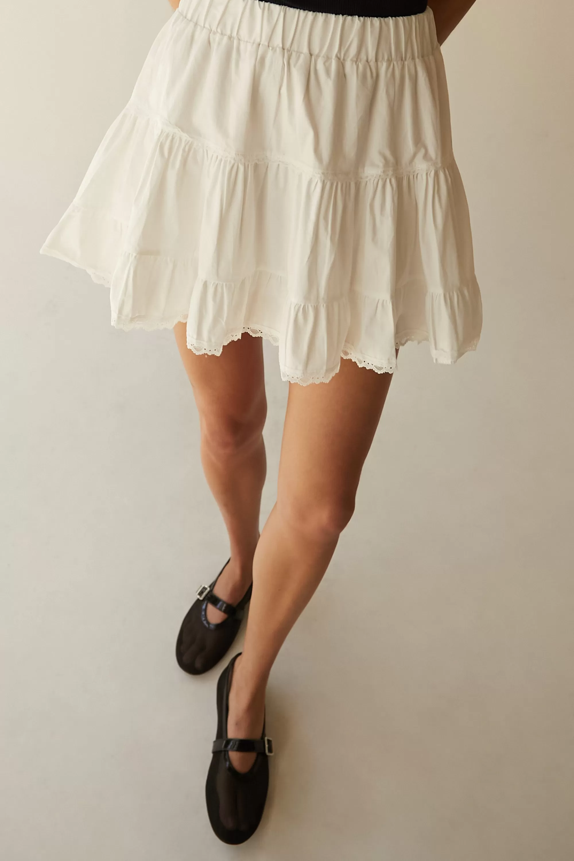 OAK + FORT MINI TIERED SKIRT | Women Skirts