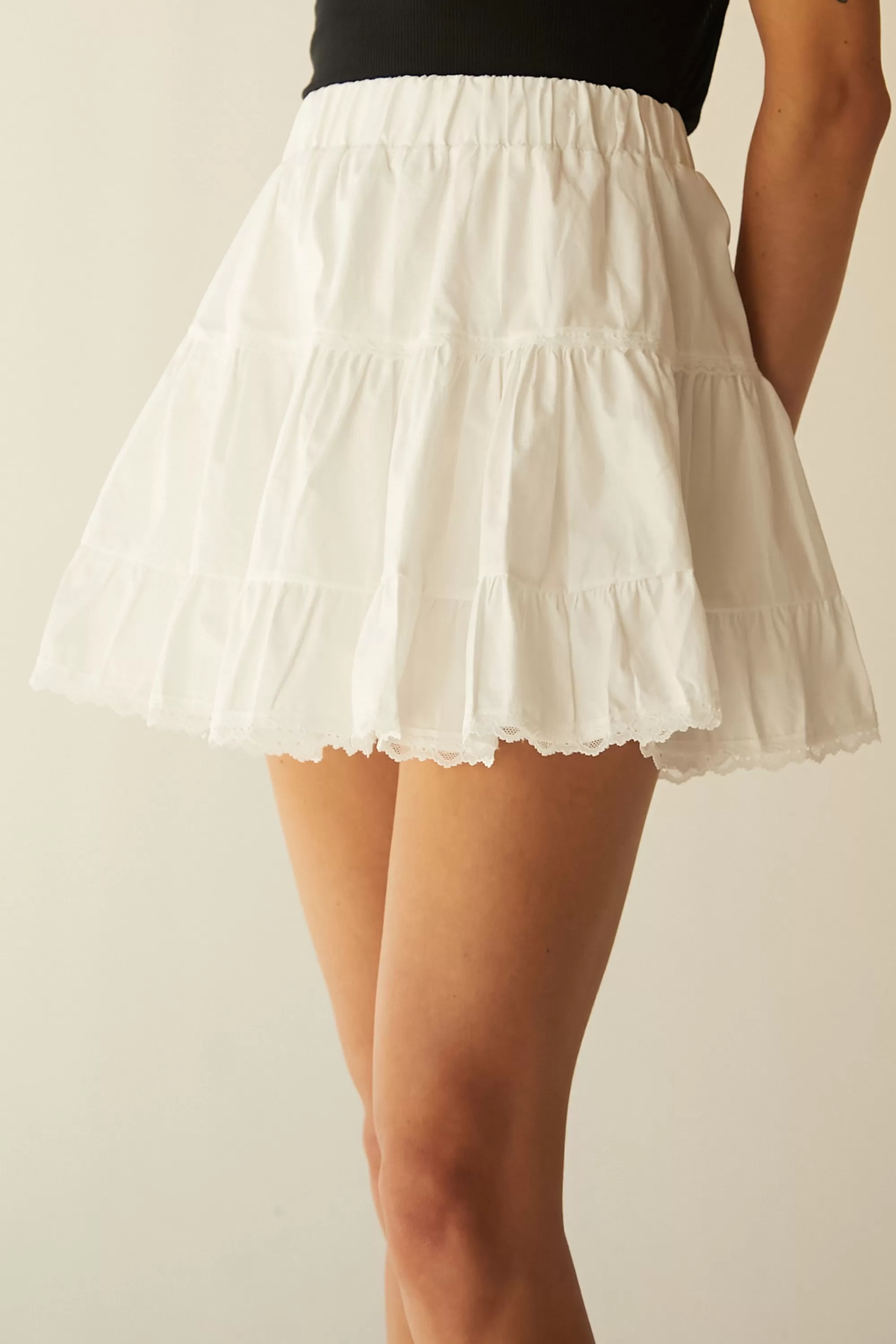 OAK + FORT MINI TIERED SKIRT | Women Skirts