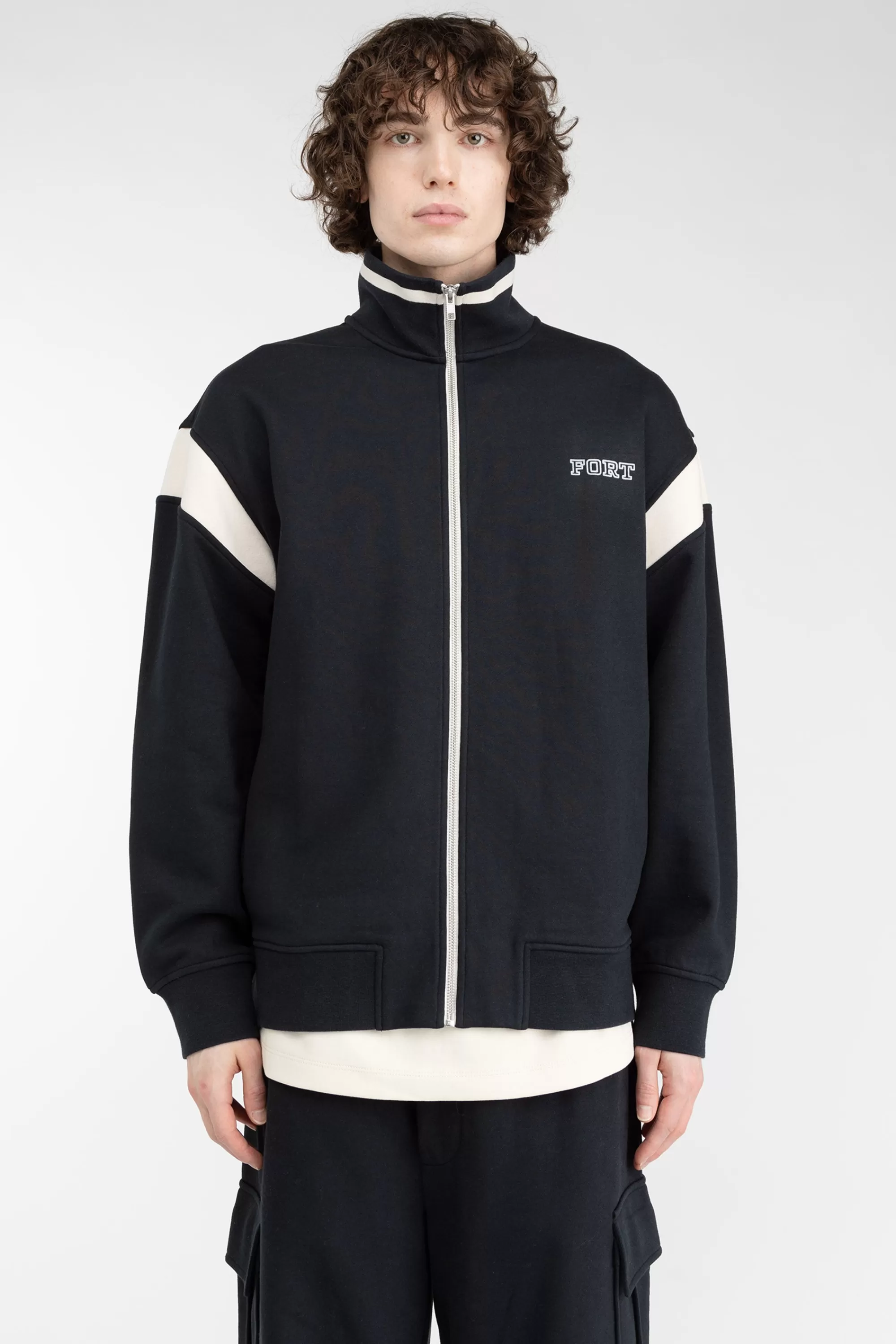 OAK + FORT MOCKNECK ZIP UP | Tops