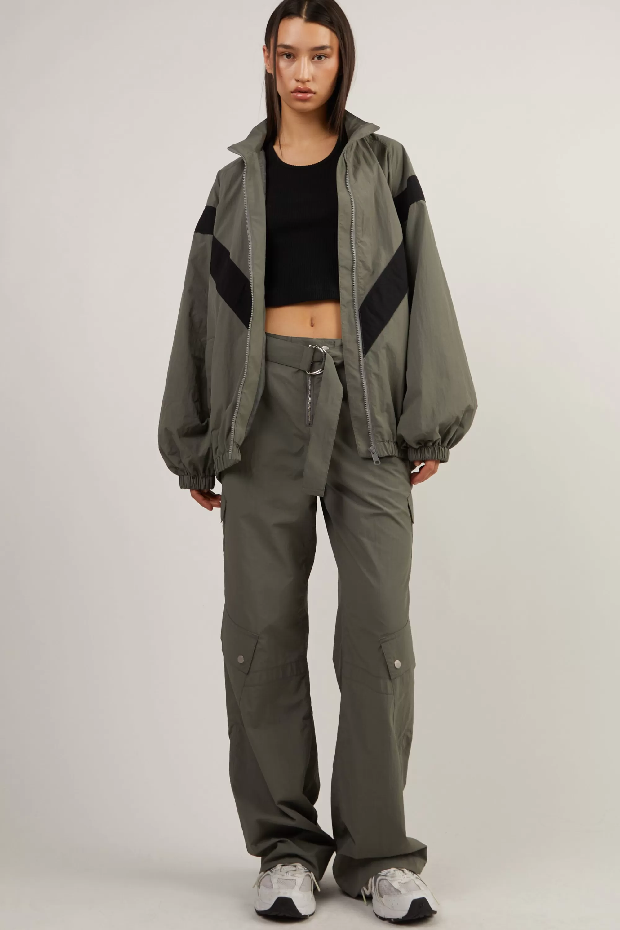 OAK + FORT NYLON CARGO PANT | Women Pants