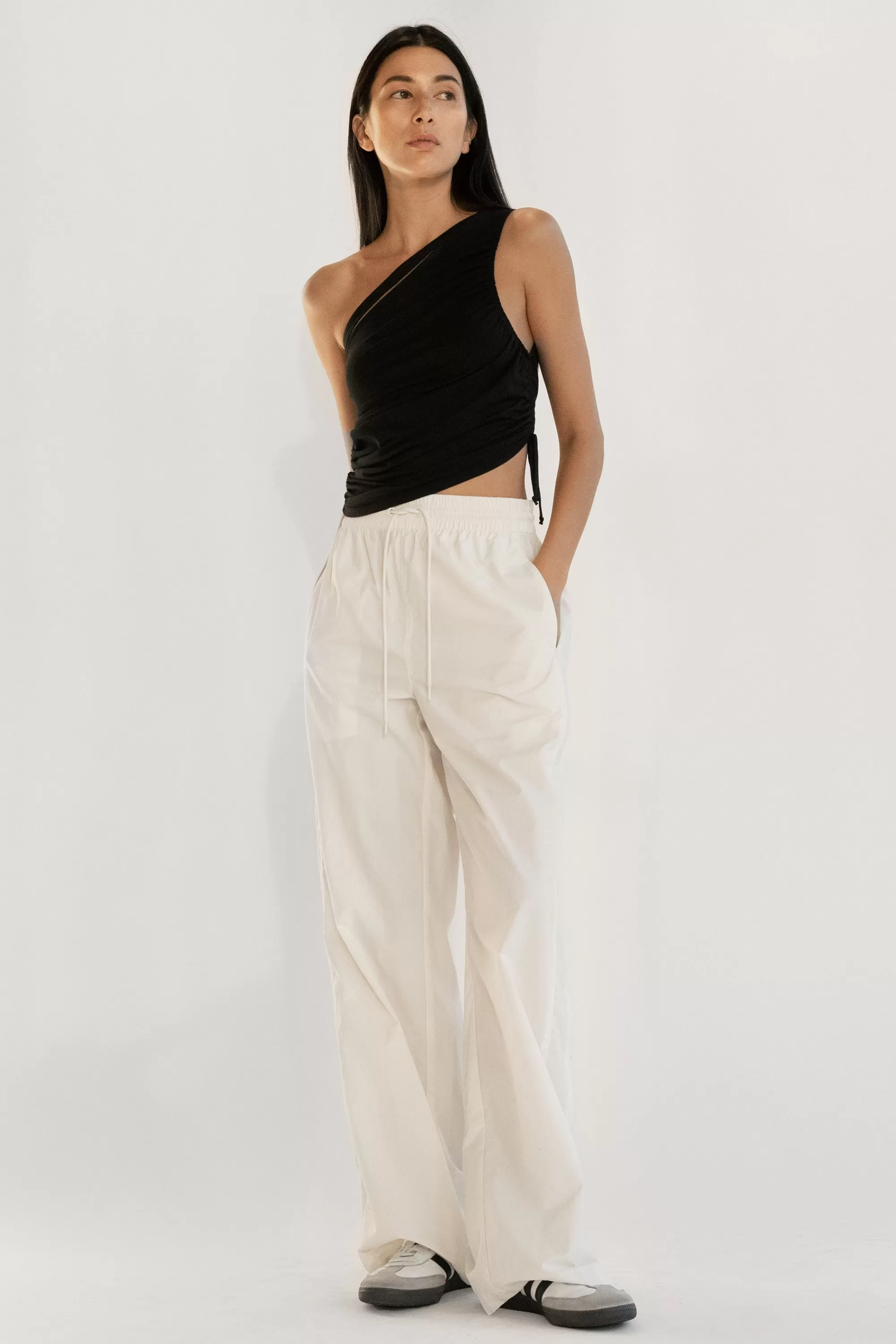 OAK + FORT NYLON TRACK PANT | Women Pants