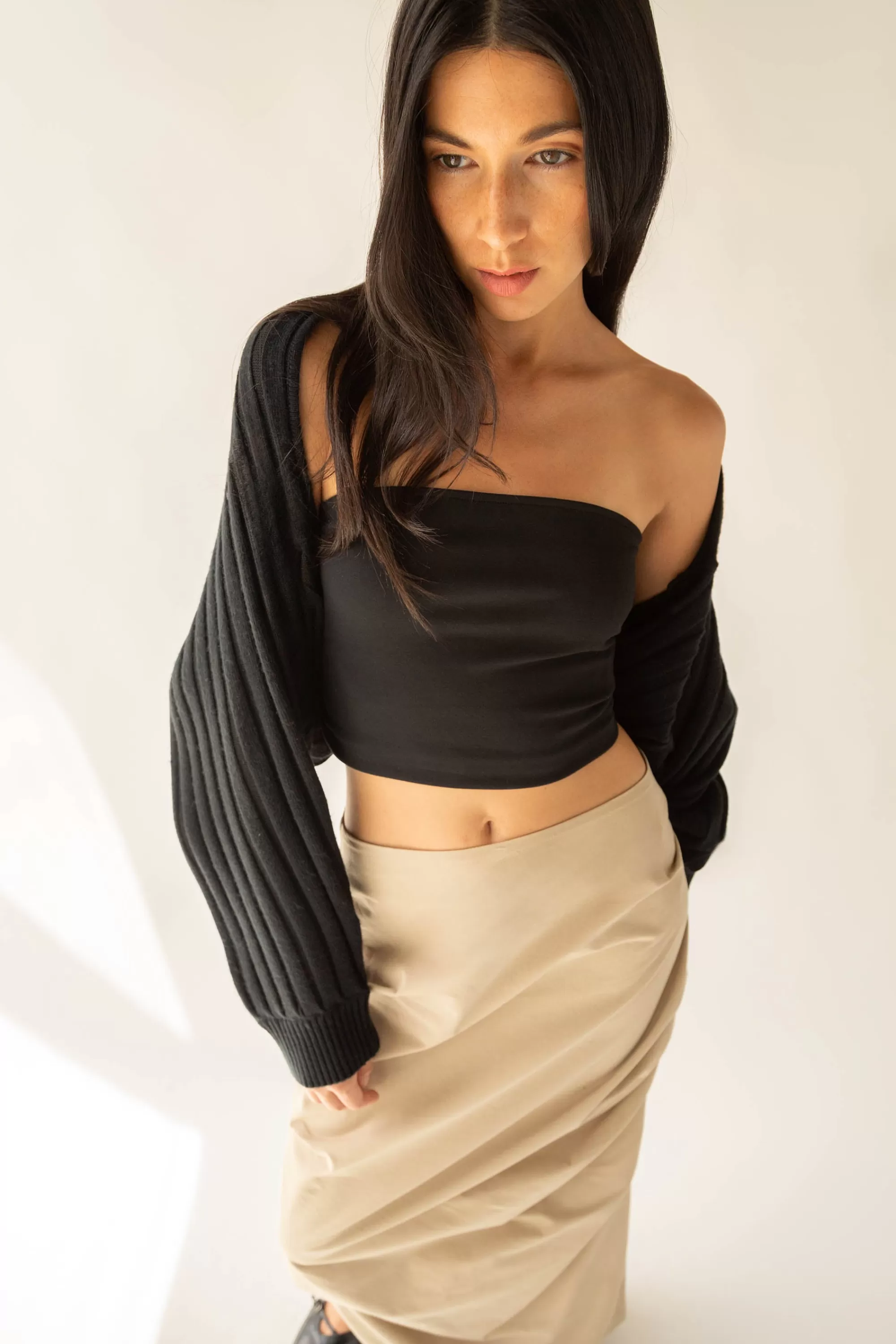 OAK + FORT OVERSIZED BOLERO | Women Sweaters & Cardigans