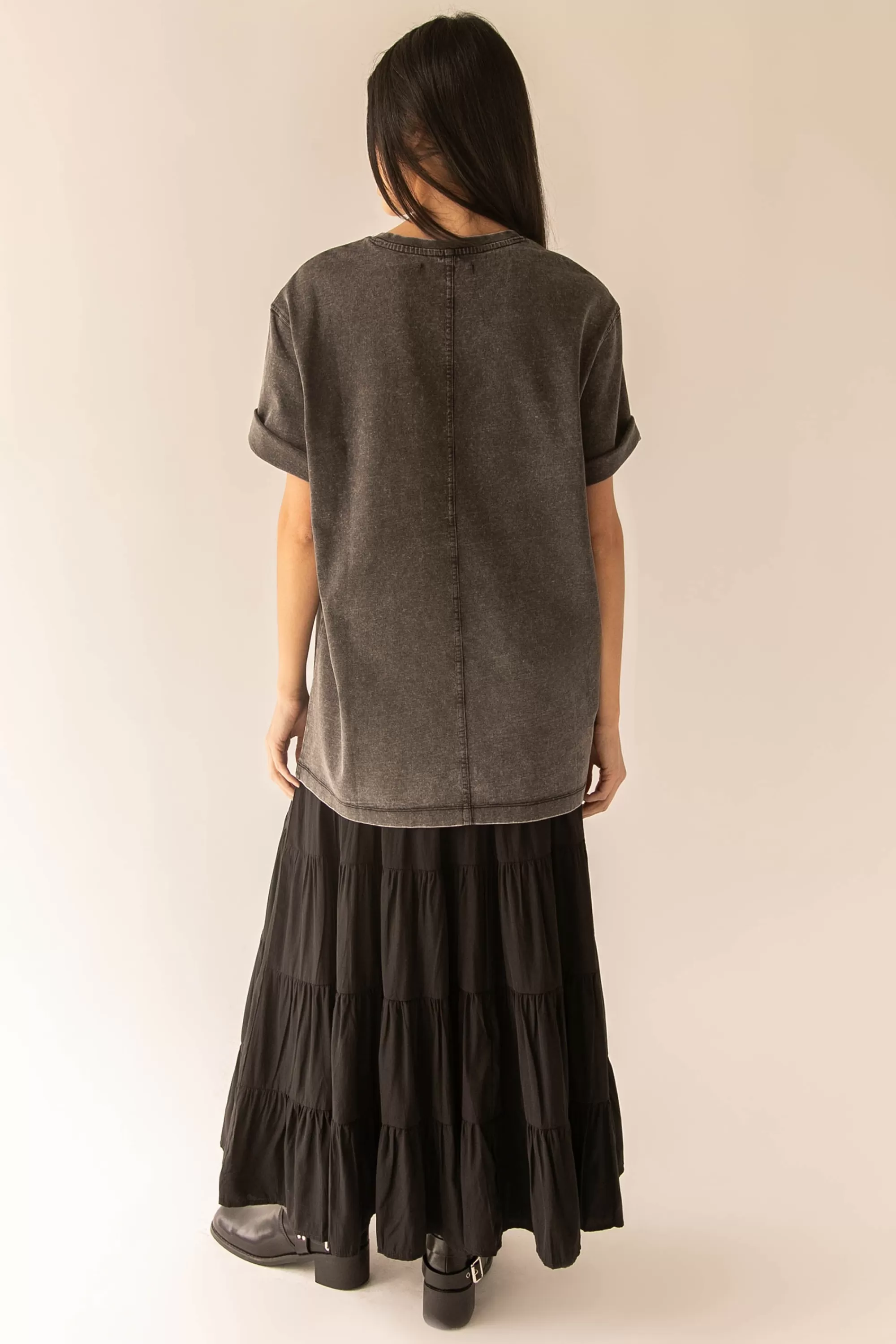 OAK + FORT OVERSIZED GRAPHIC 'BROOKLYN' T-SHIRT | Women Tops