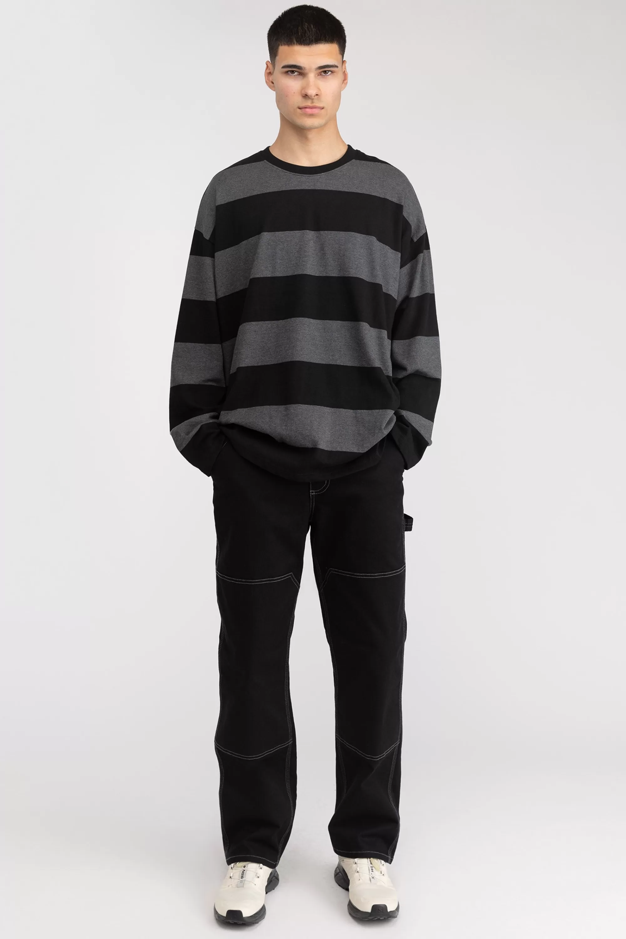 OAK + FORT OVERSIZED STRIPED TOP | Tops