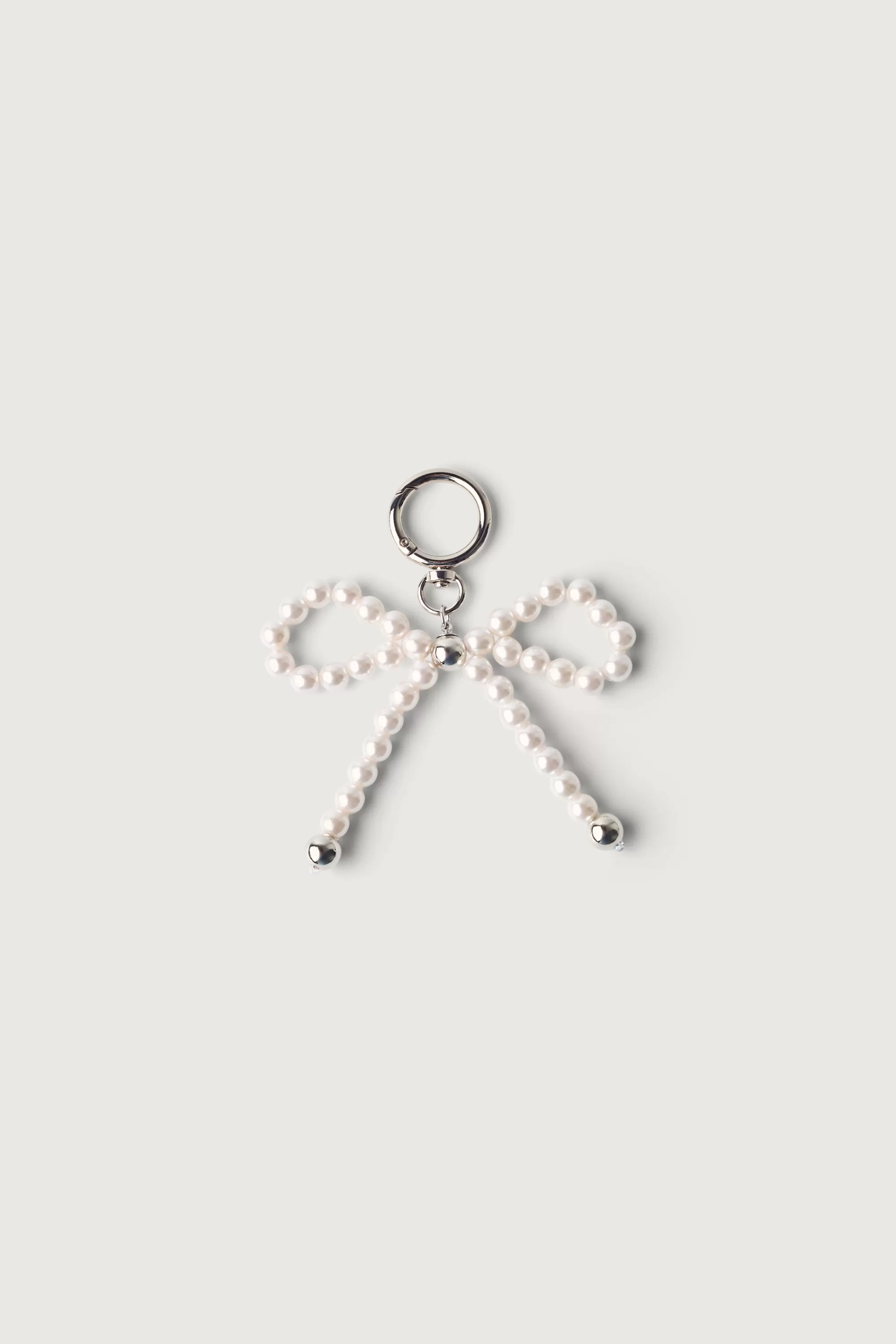 OAK + FORT PEARL RIBBON BAG CHARM | Women Bags | Bags