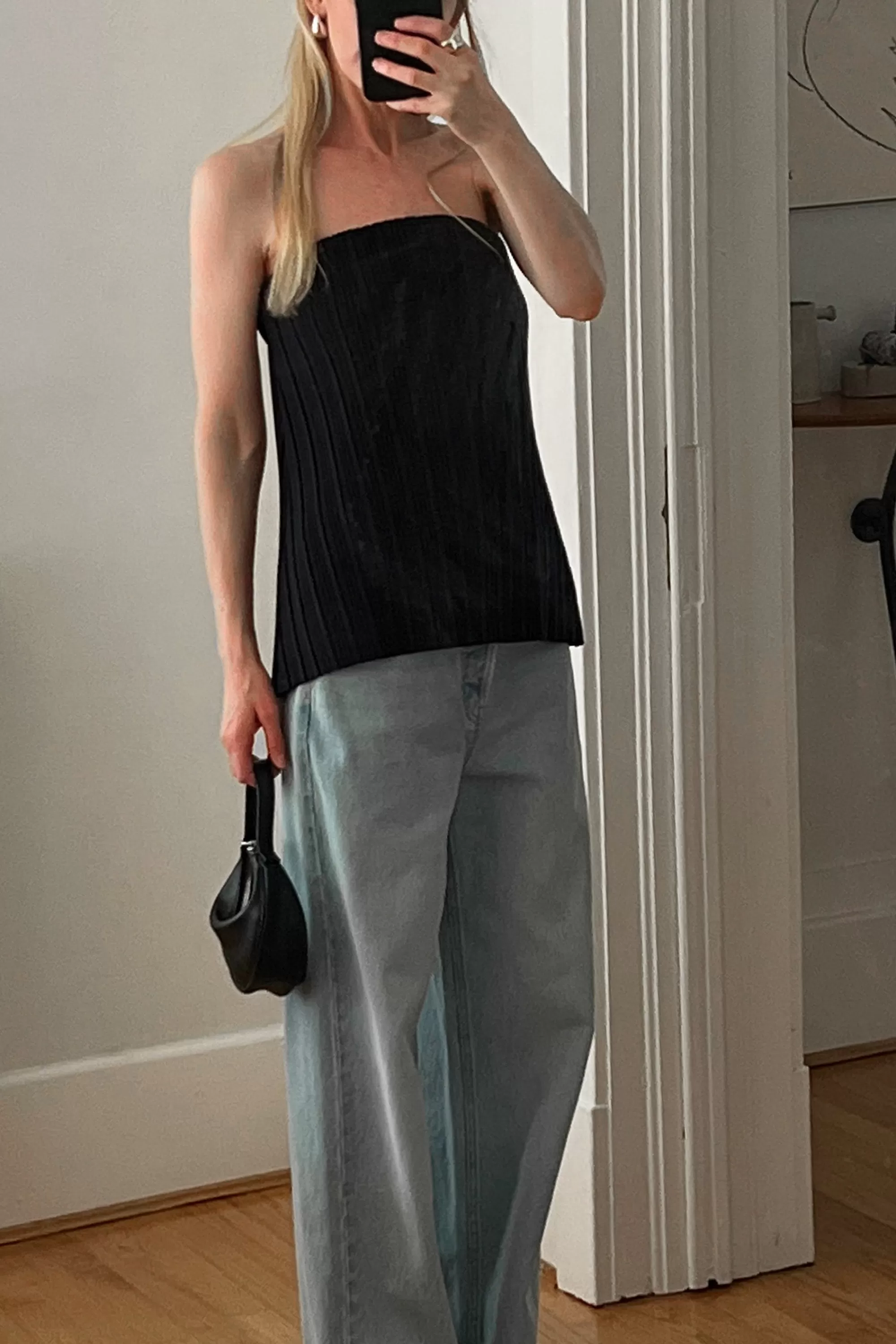 OAK + FORT PLEATED TUBE TOP | Women Tops