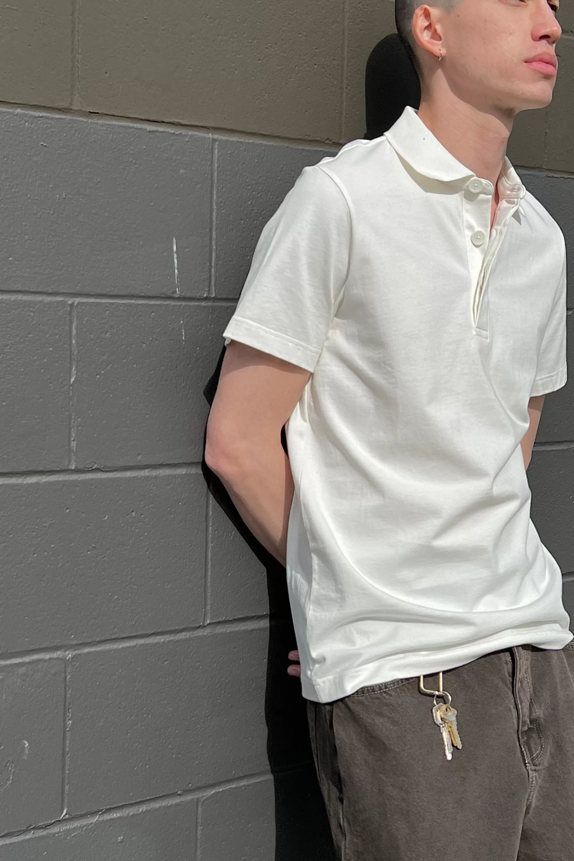OAK + FORT POLO T-SHIRT | Tops