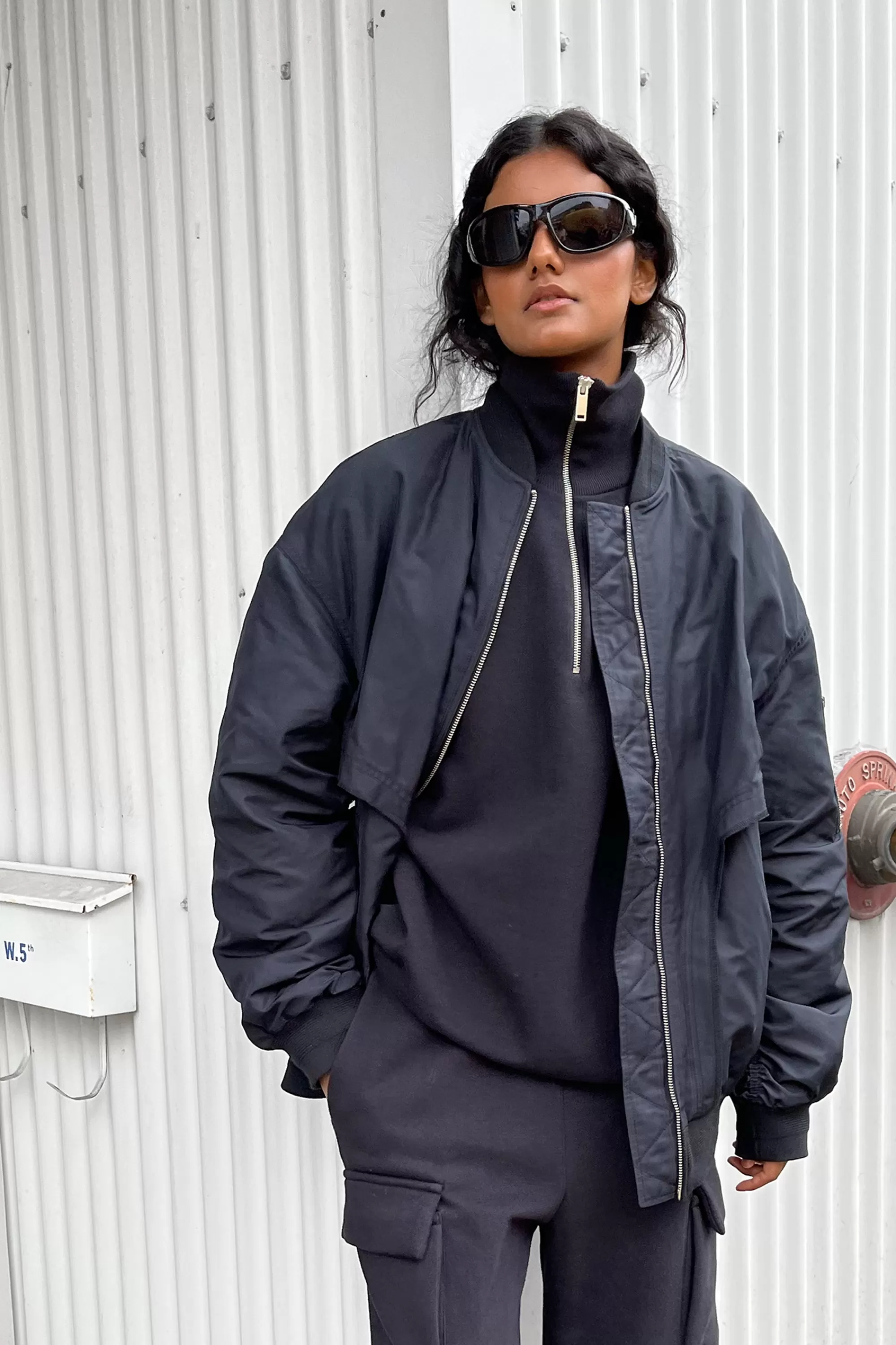 OAK + FORT QUARTER ZIP SWEATSHIRT | Women Tops