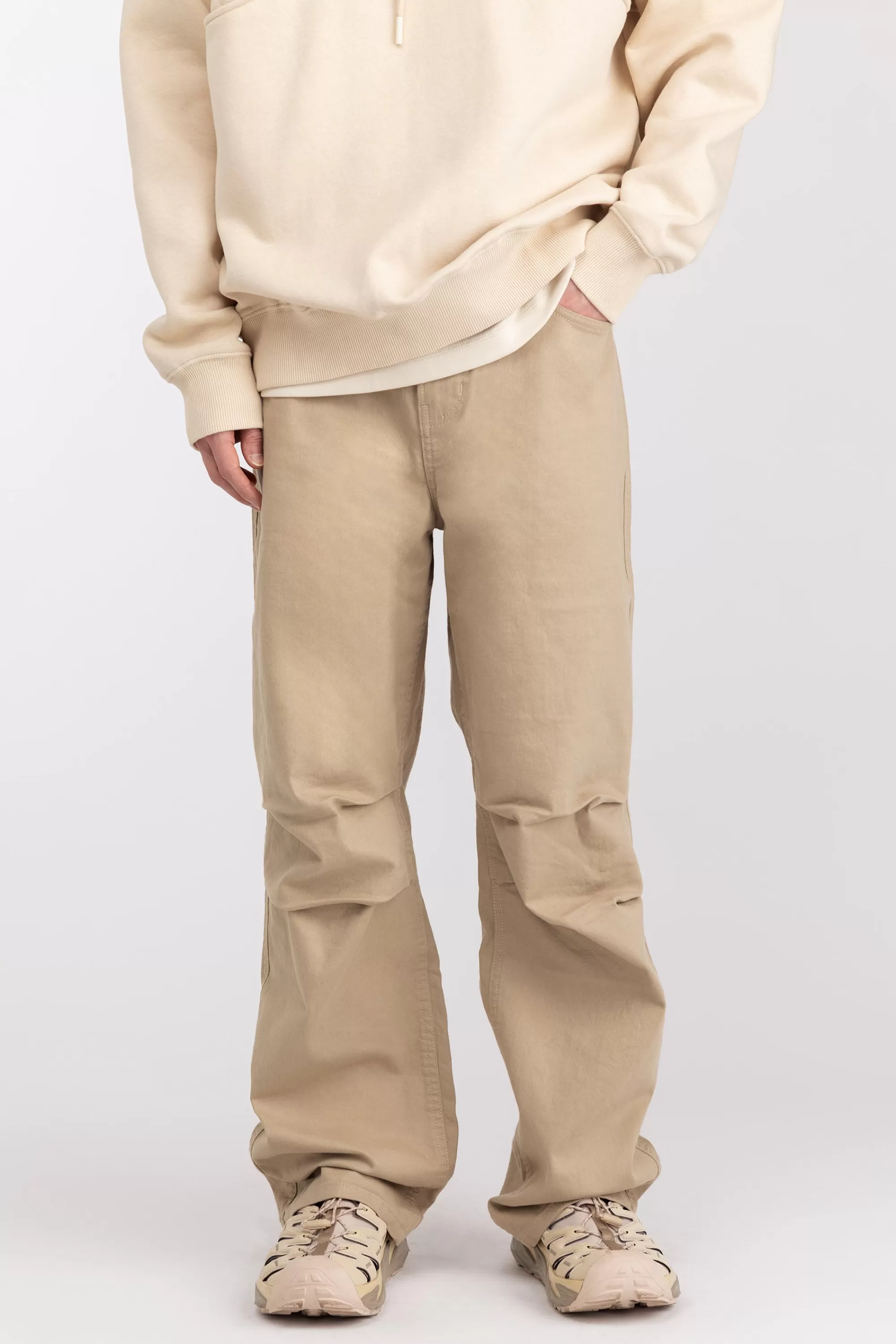 OAK + FORT RELAXED FIT TWILL PANT | Pants
