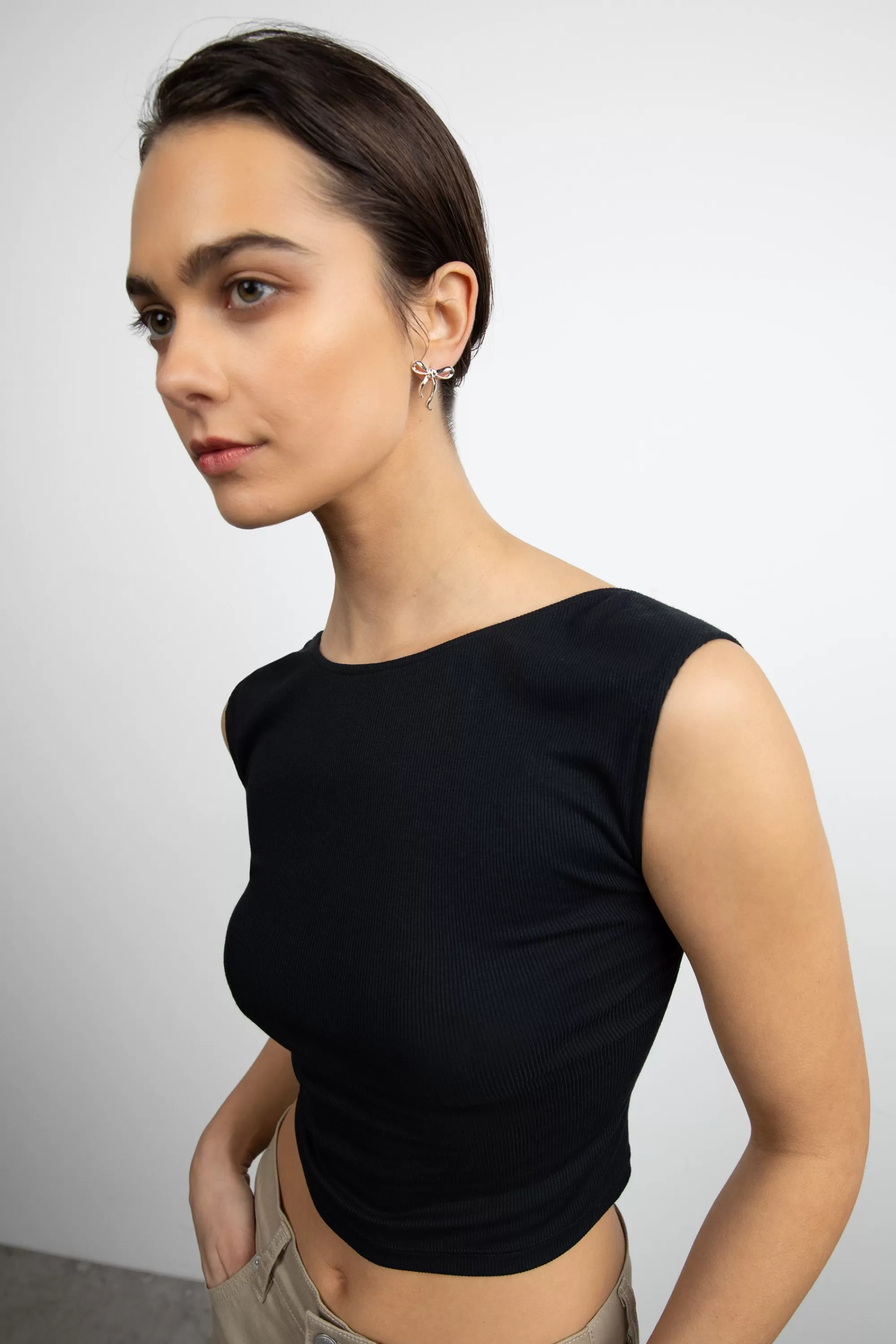 OAK + FORT RIBBON EARRING | Women Earrings | Earrings