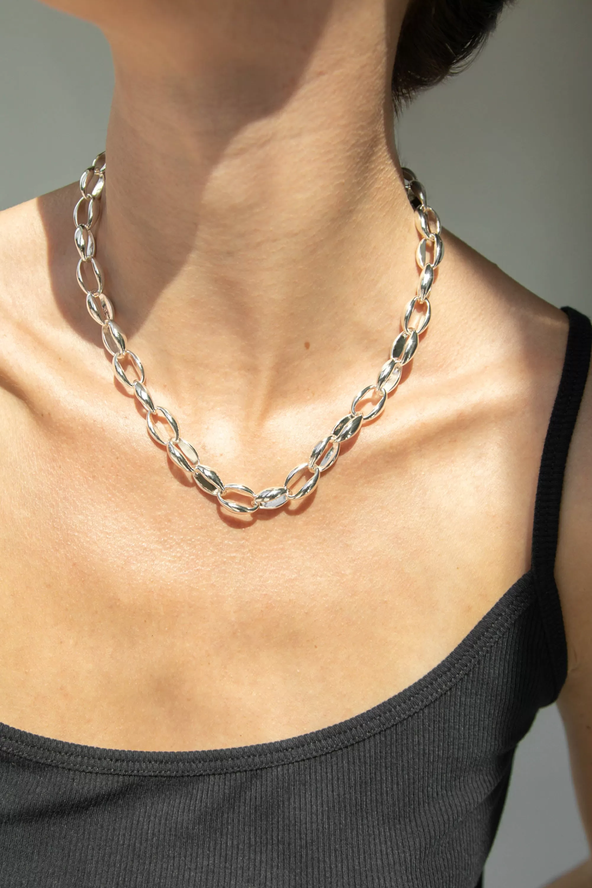 OAK + FORT ROLO CHAIN NECKLACE WITH TOGGLE | Women Necklaces | Necklaces