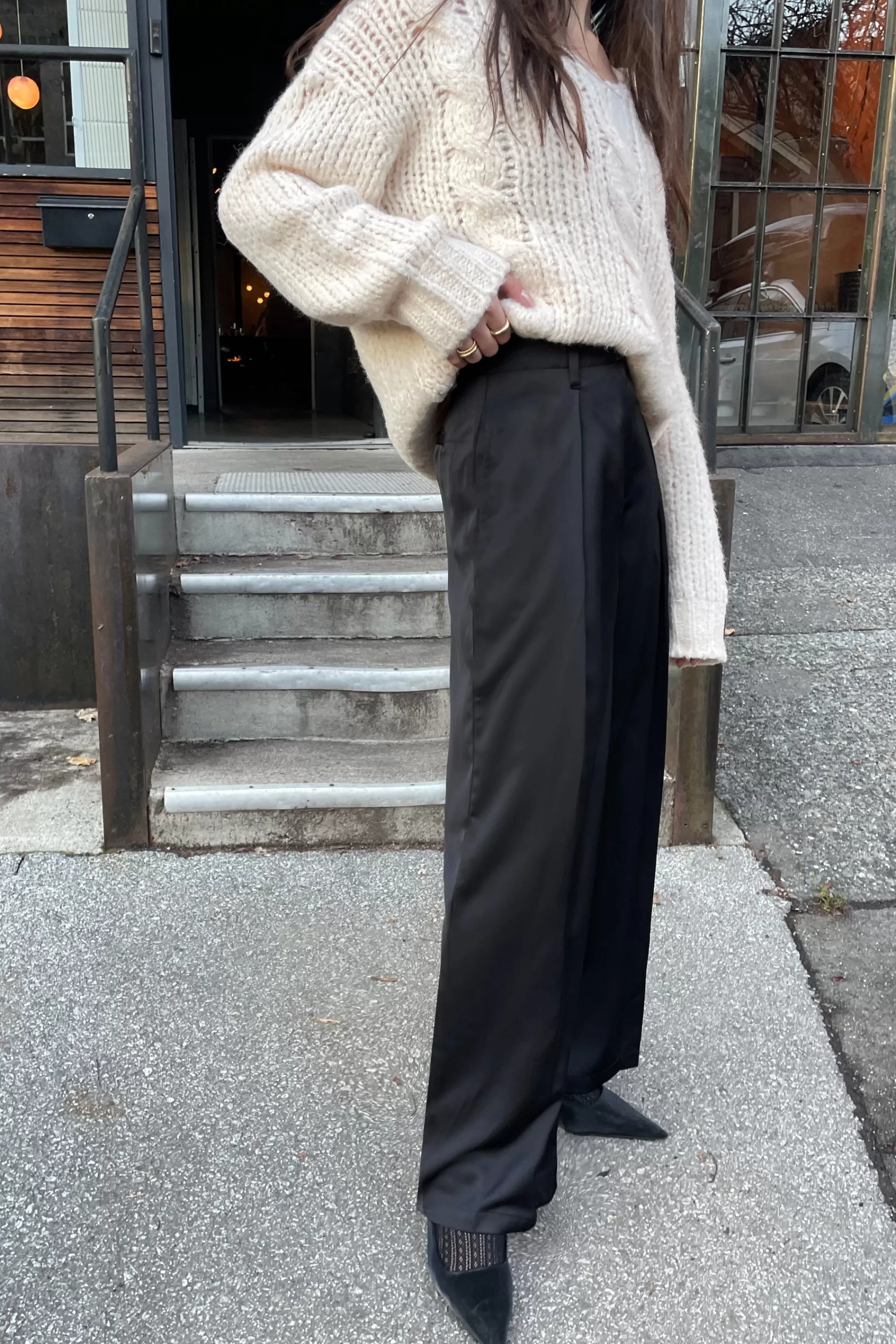 OAK + FORT SATIN PANT | Women Pants