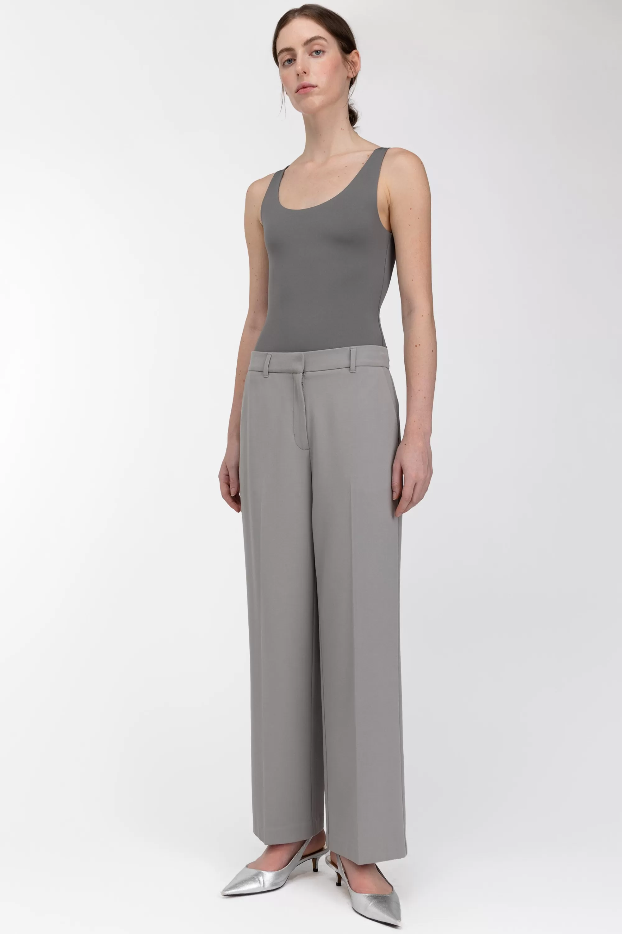 OAK + FORT SCOOP NECKLINE BODYSUIT | Women Tops