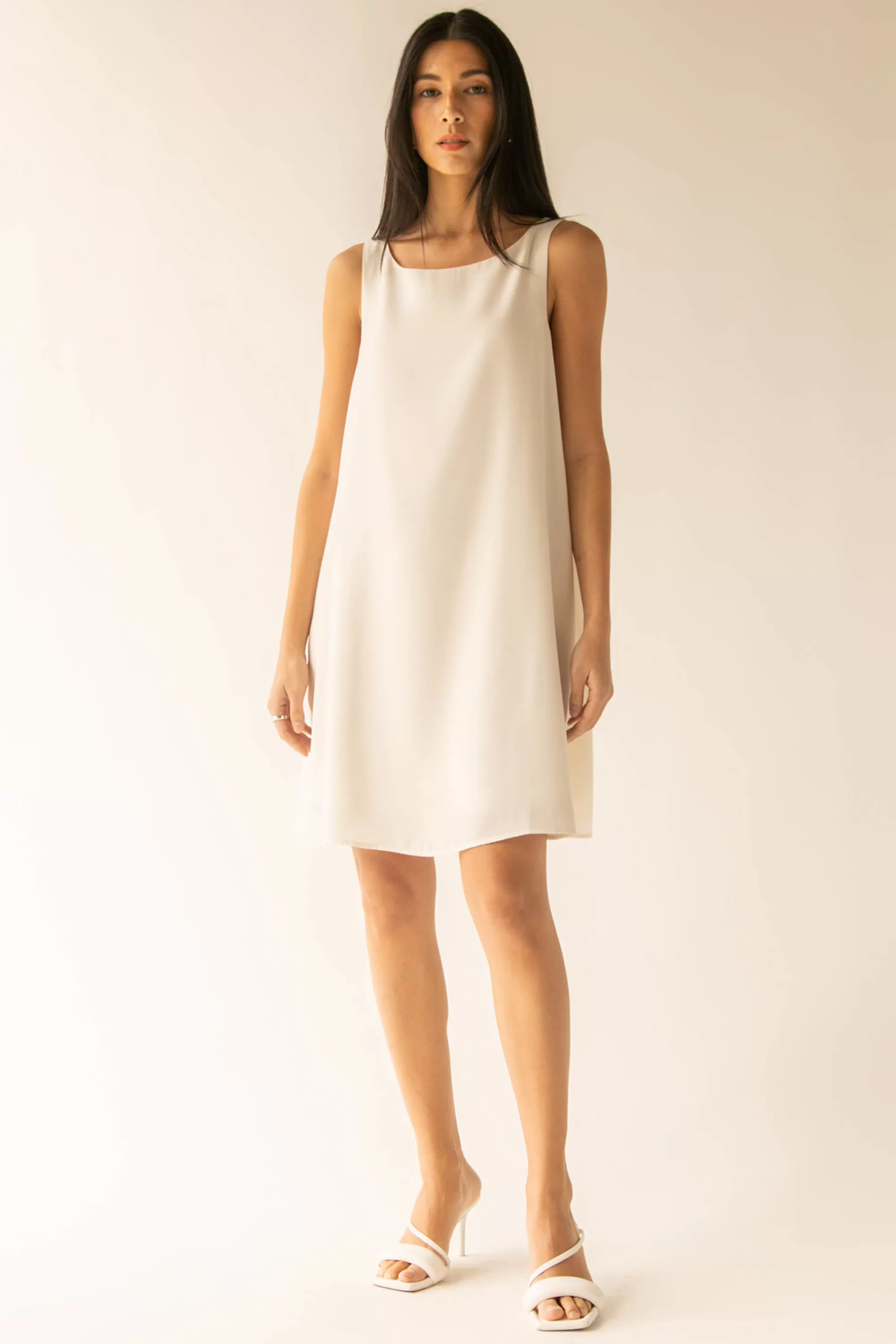 OAK + FORT SLEEVELESS MINI DRESS | Women Dresses