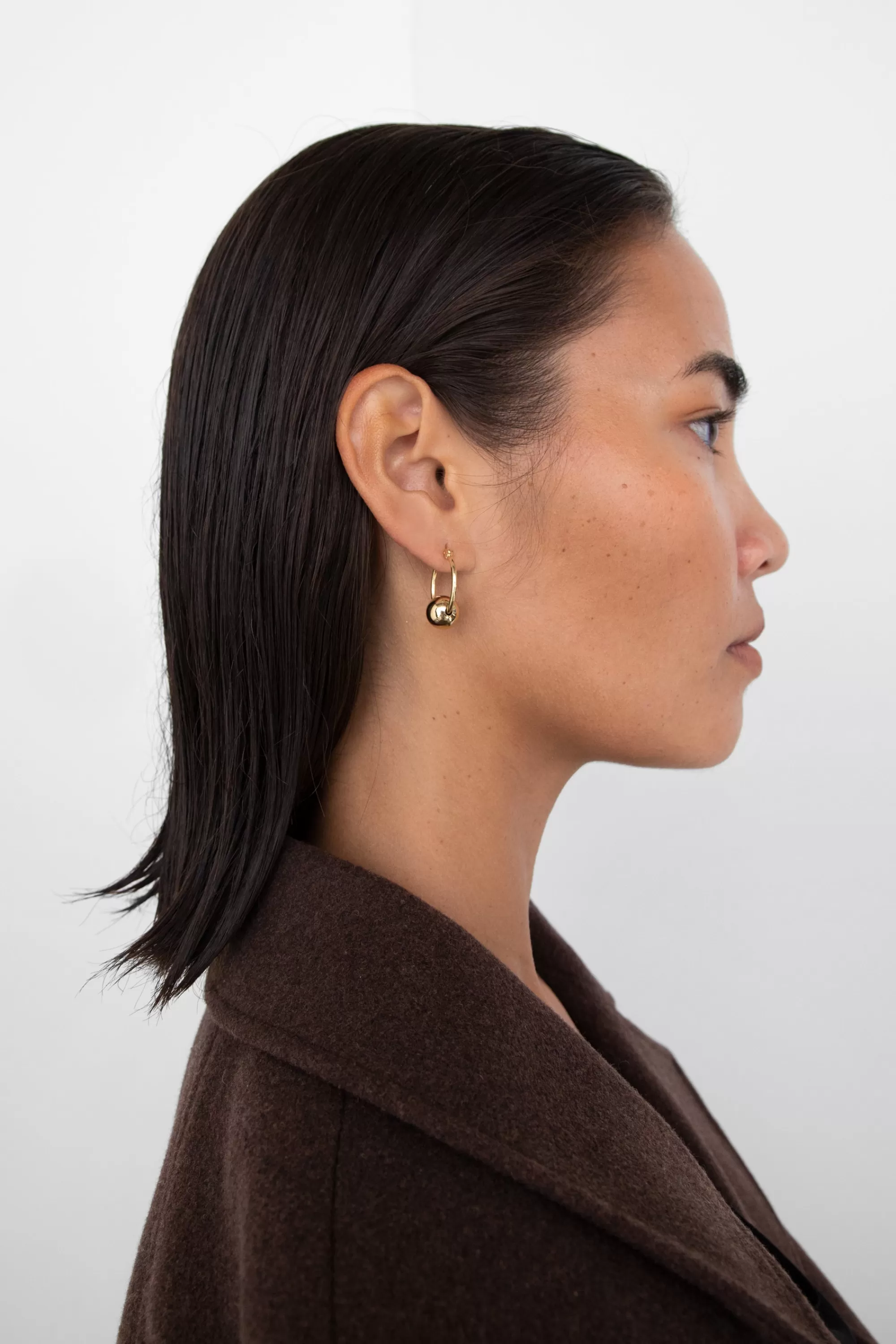 OAK + FORT SPHERE AND HOOP EARRING | Women Earrings | Earrings