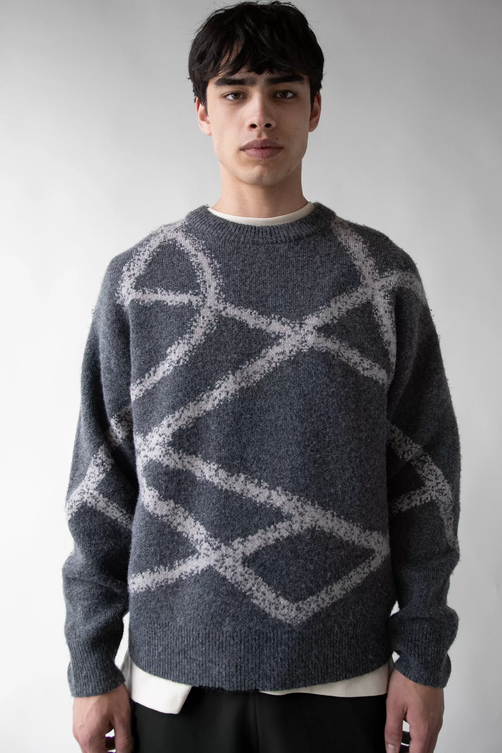 OAK + FORT SPRAY PAINT EFFECT SWEATER | Sweaters & Cardigans