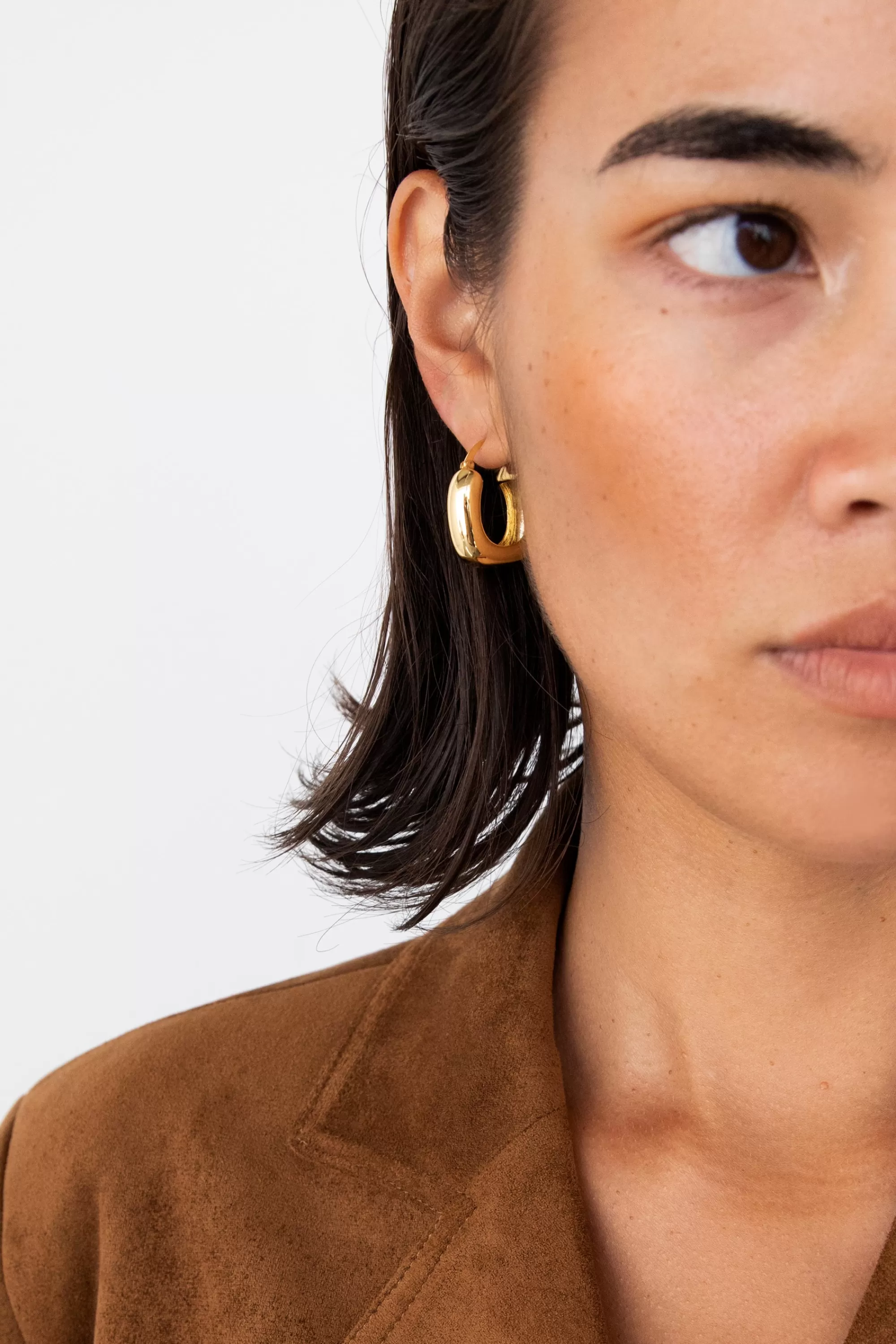 OAK + FORT SQUARE HOOPS | Women Earrings | Earrings