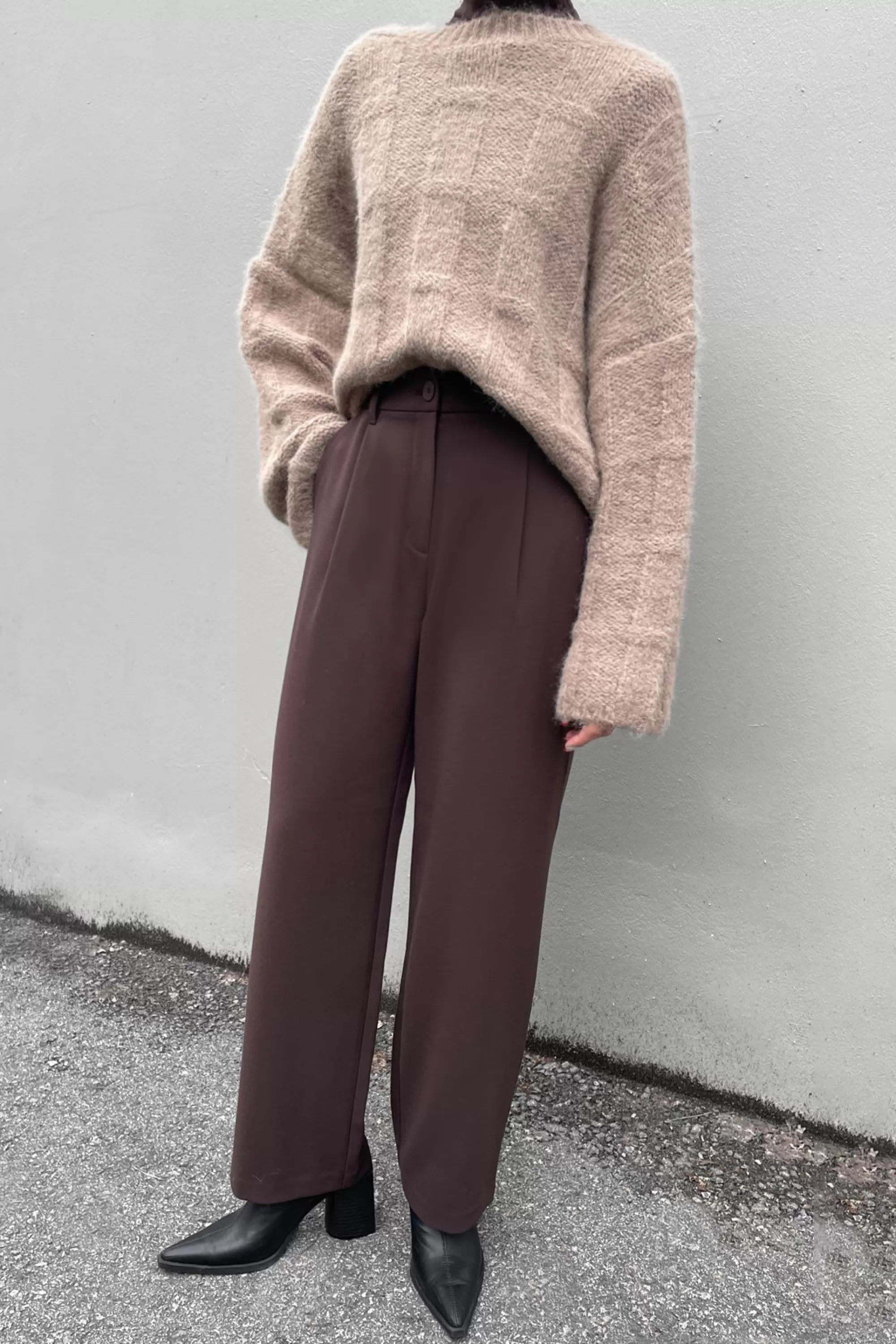 OAK + FORT STRAIGHT LEG PANTS | Women Pants