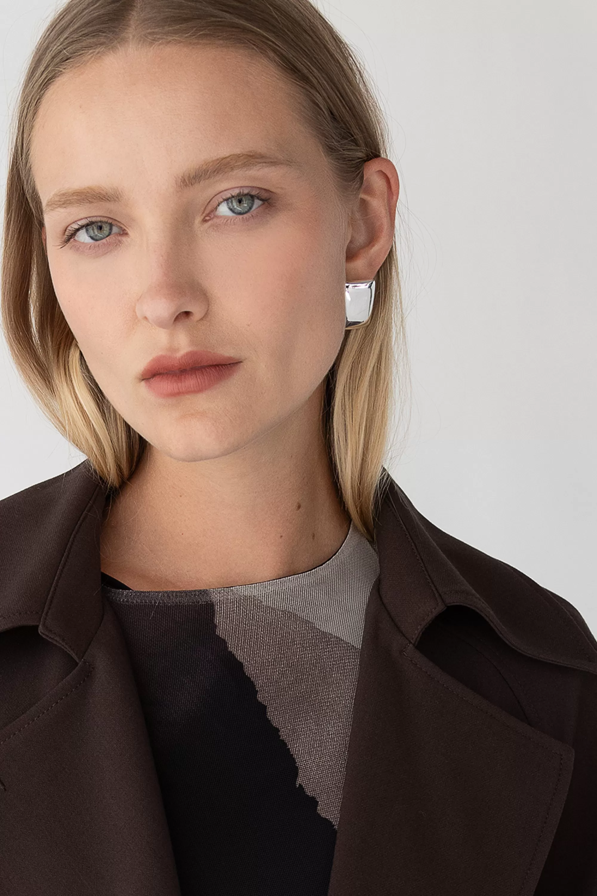 OAK + FORT STUD SQUARE EARRING | Women Earrings | Earrings
