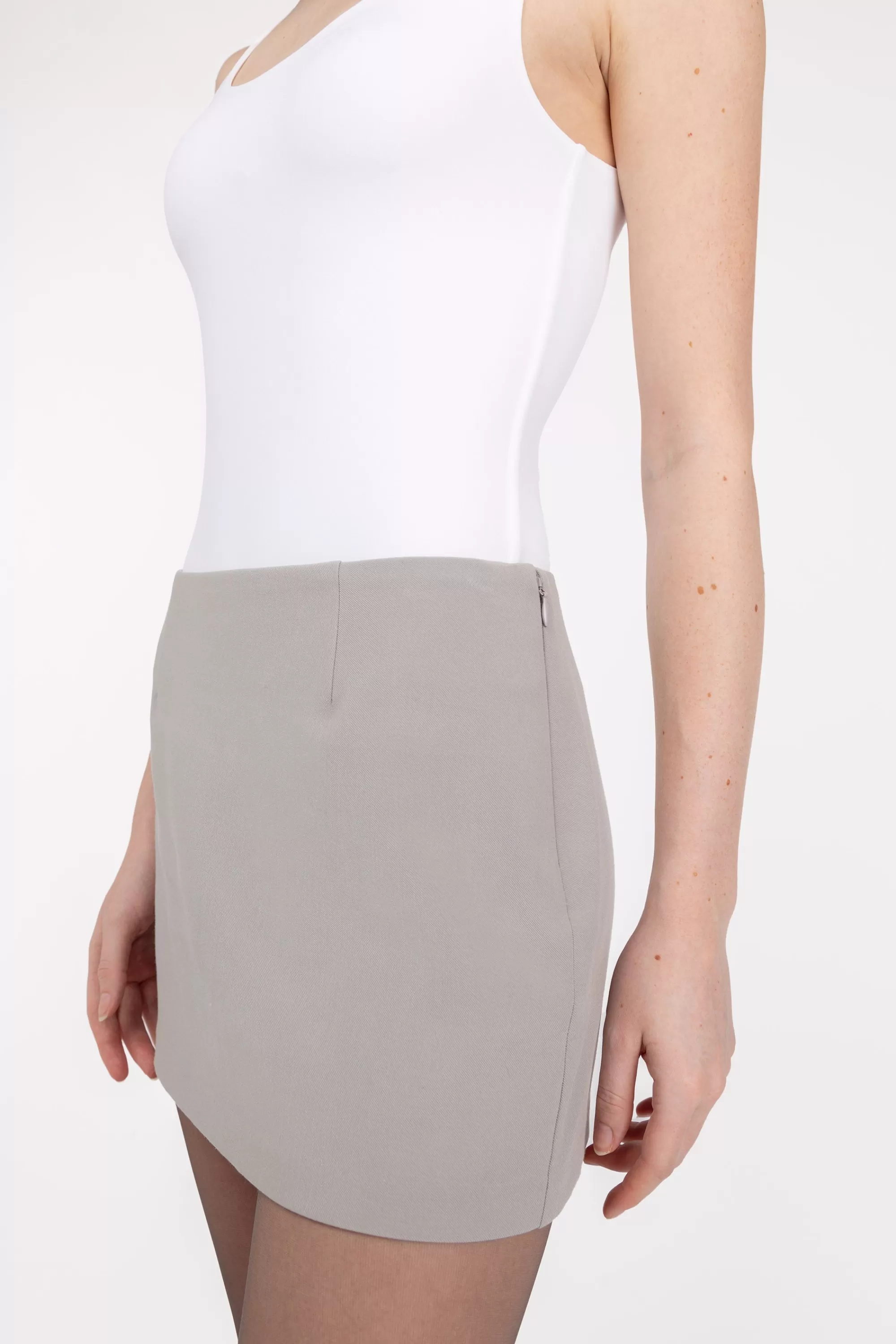OAK + FORT SUITING MINI SKIRT | Women Skirts