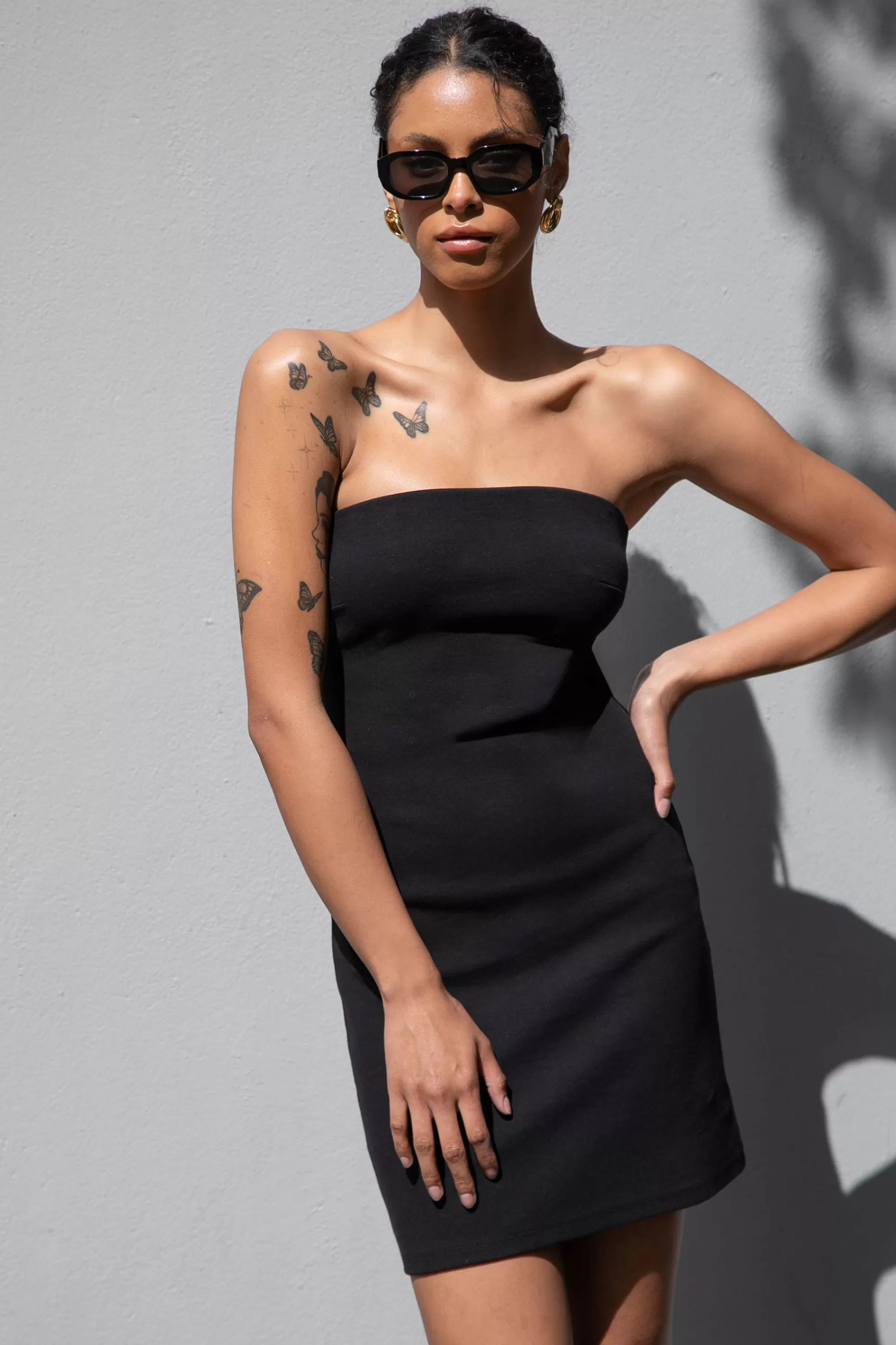 OAK + FORT TUBE MINI DRESS | Women Dresses