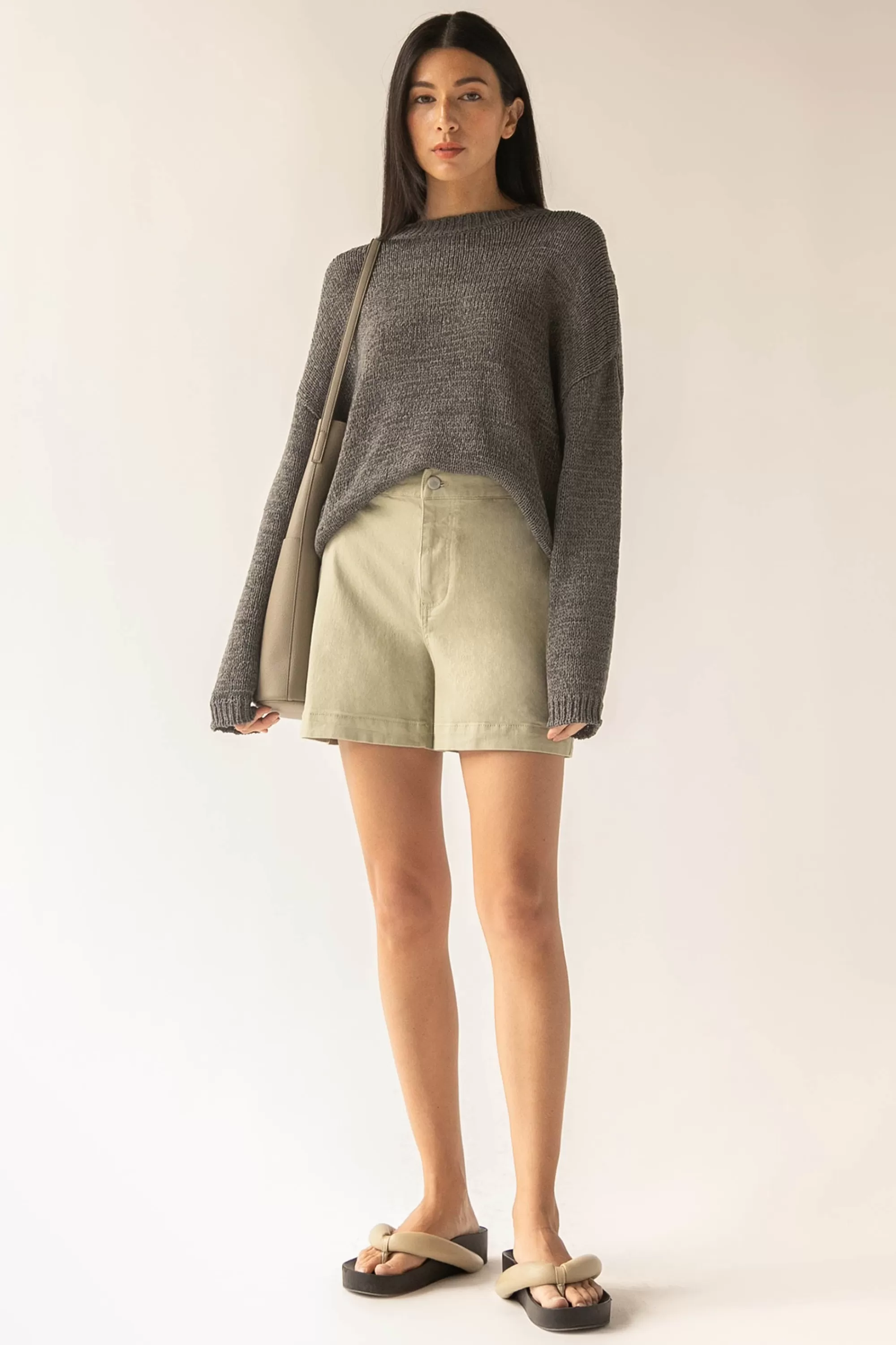 OAK + FORT TWILL SHORT | Women Shorts