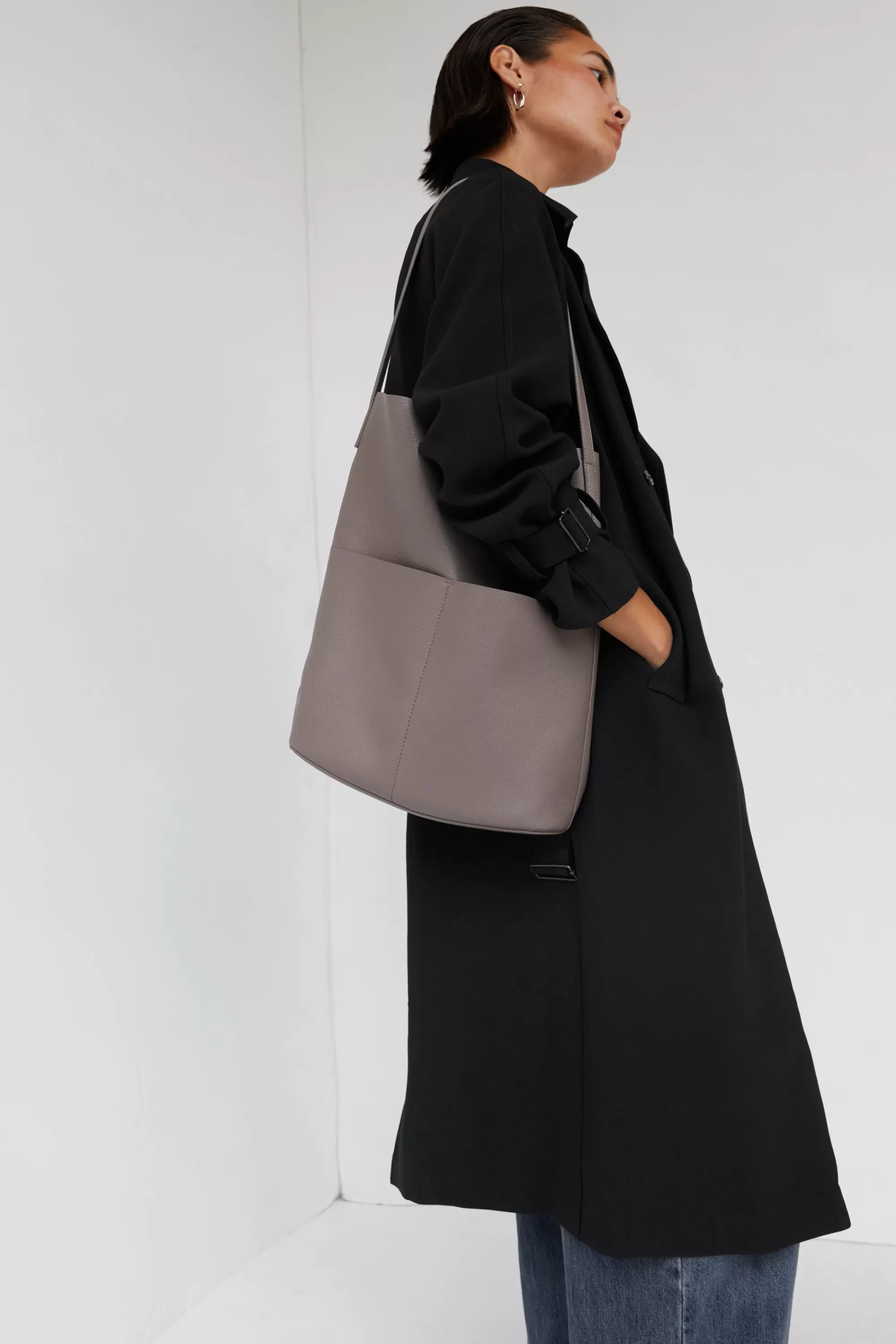 OAK + FORT VEGAN LEATHER TOTE BAG | Women Bags | Bags