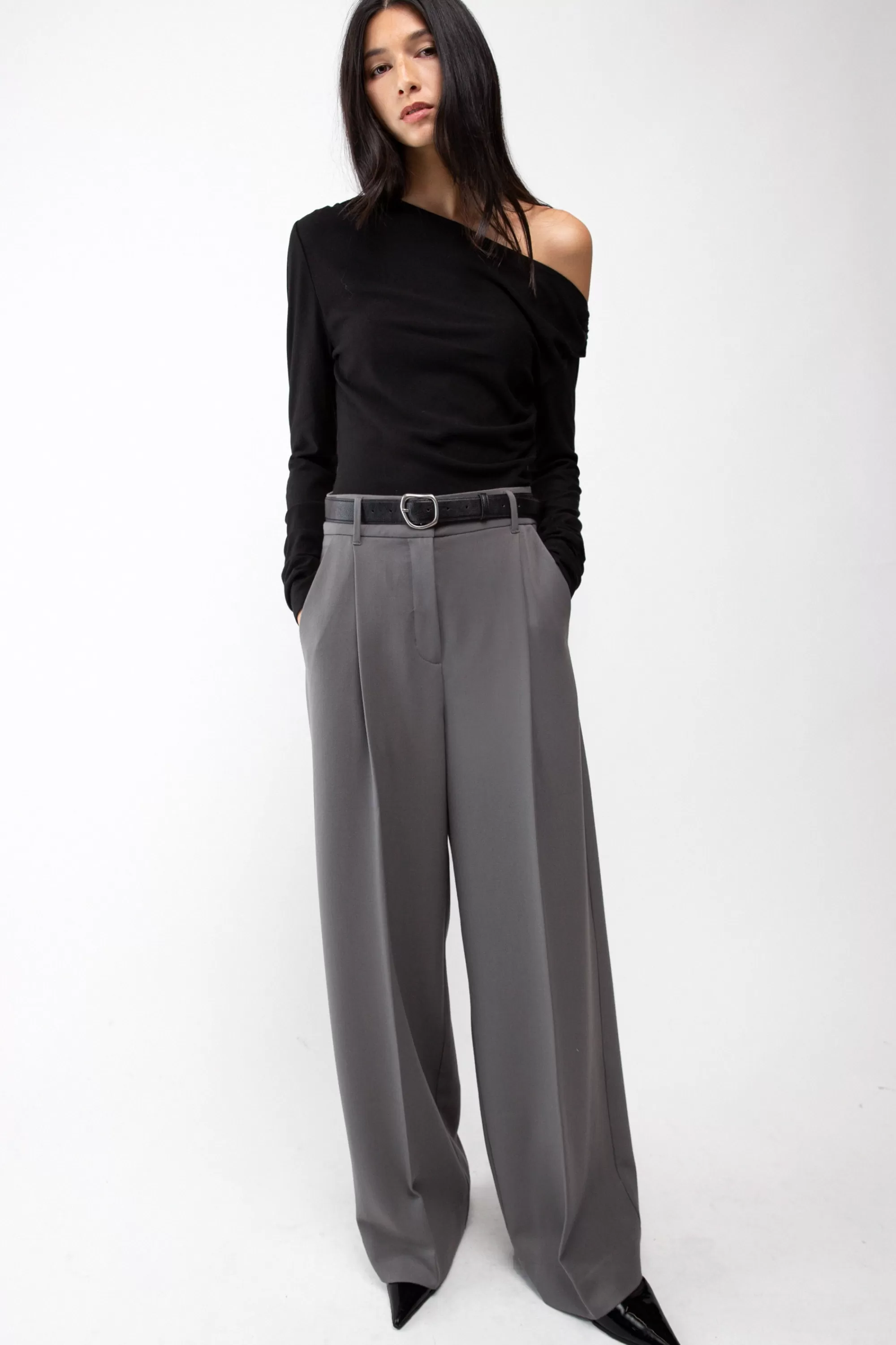 OAK + FORT WIDE LEG PANT | Women Pants