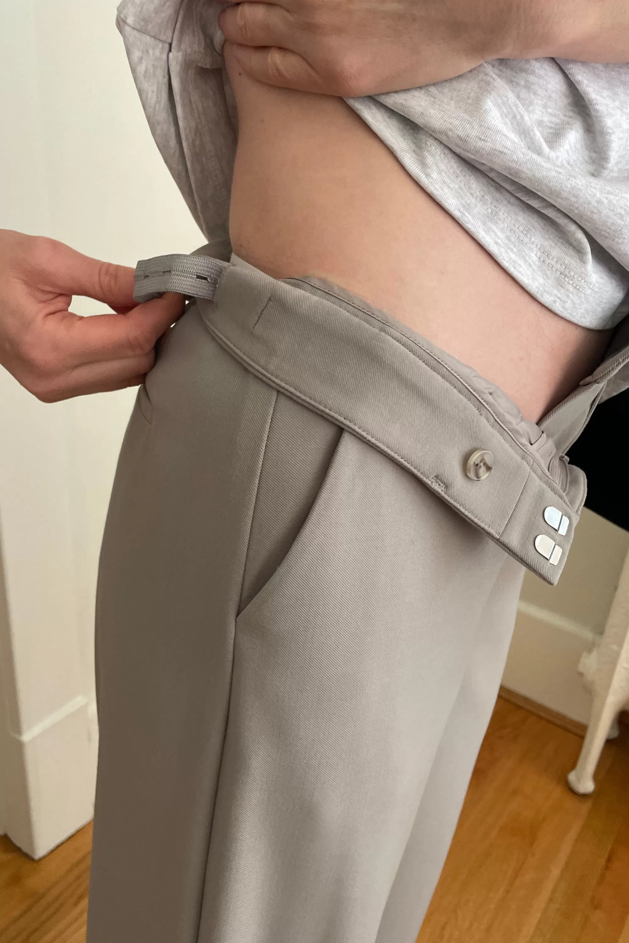 OAK + FORT WIDE LEG SUITING PANT | Women Pants