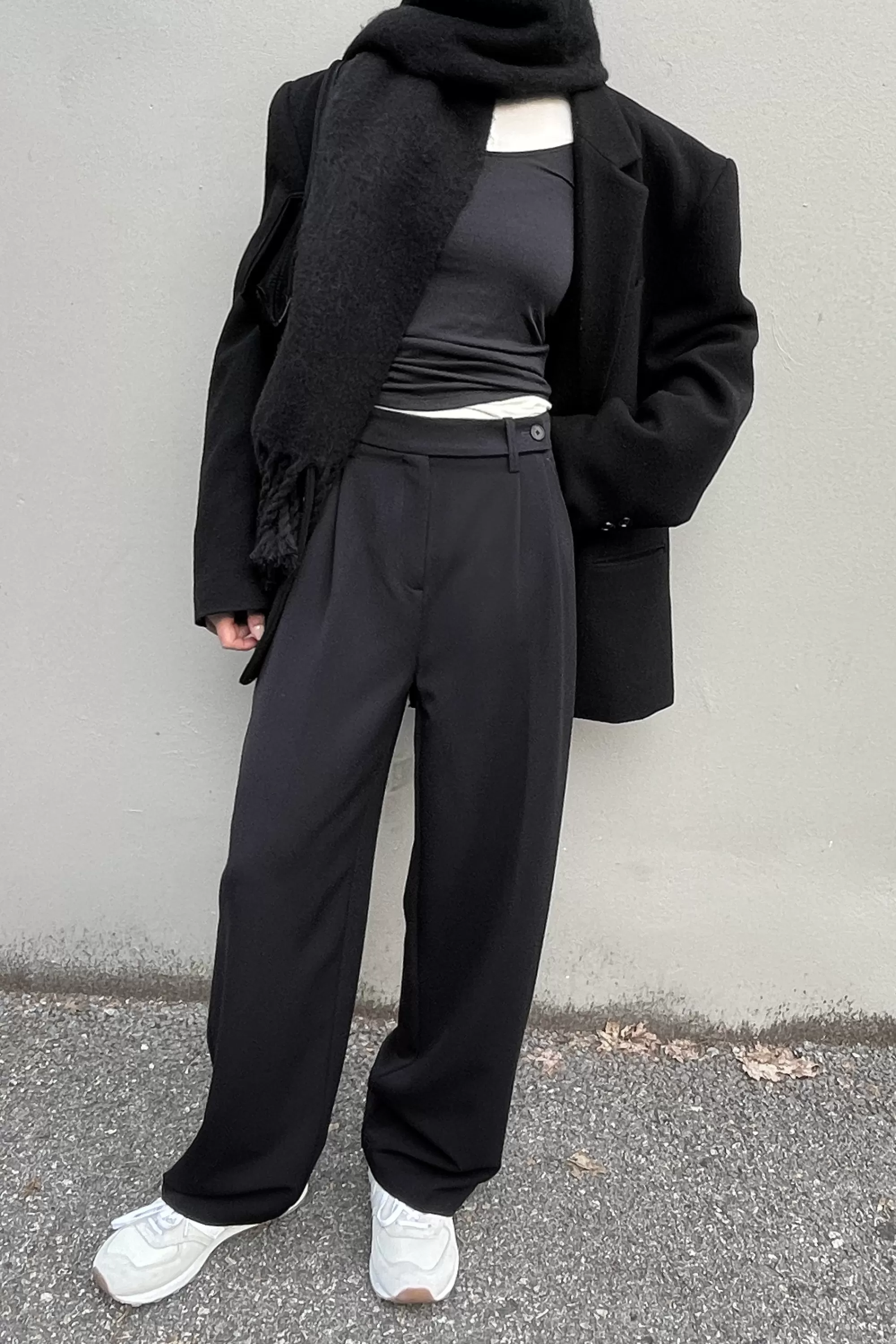 OAK + FORT WIDE LEG TROUSER | Women Pants