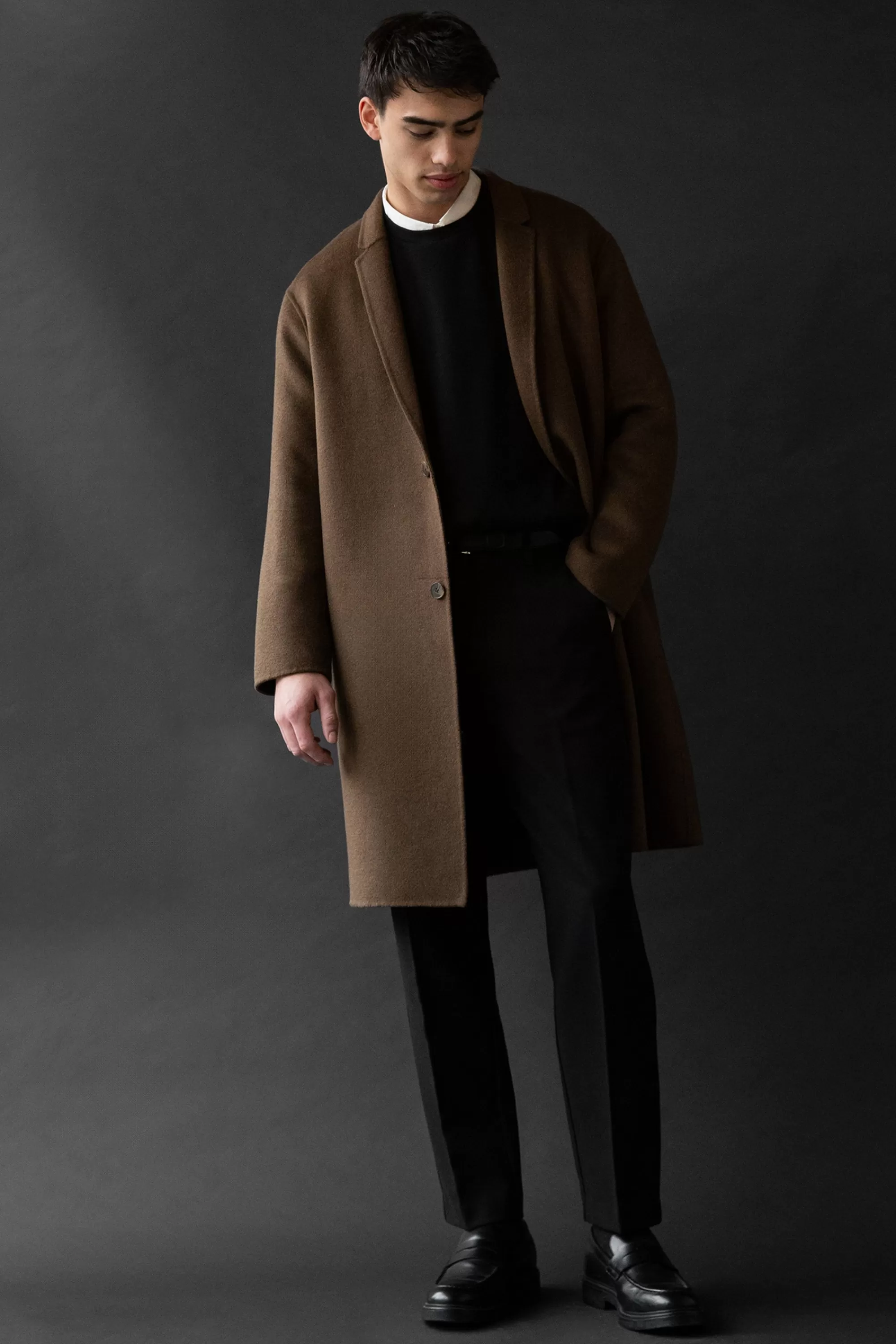 OAK + FORT WOOL BLEND COAT | Outerwear